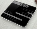 MCP Healthcare Rechargeable Digital Electronic Scale Bathroom Square Human Body USB Charging Weighing Scale (Black)