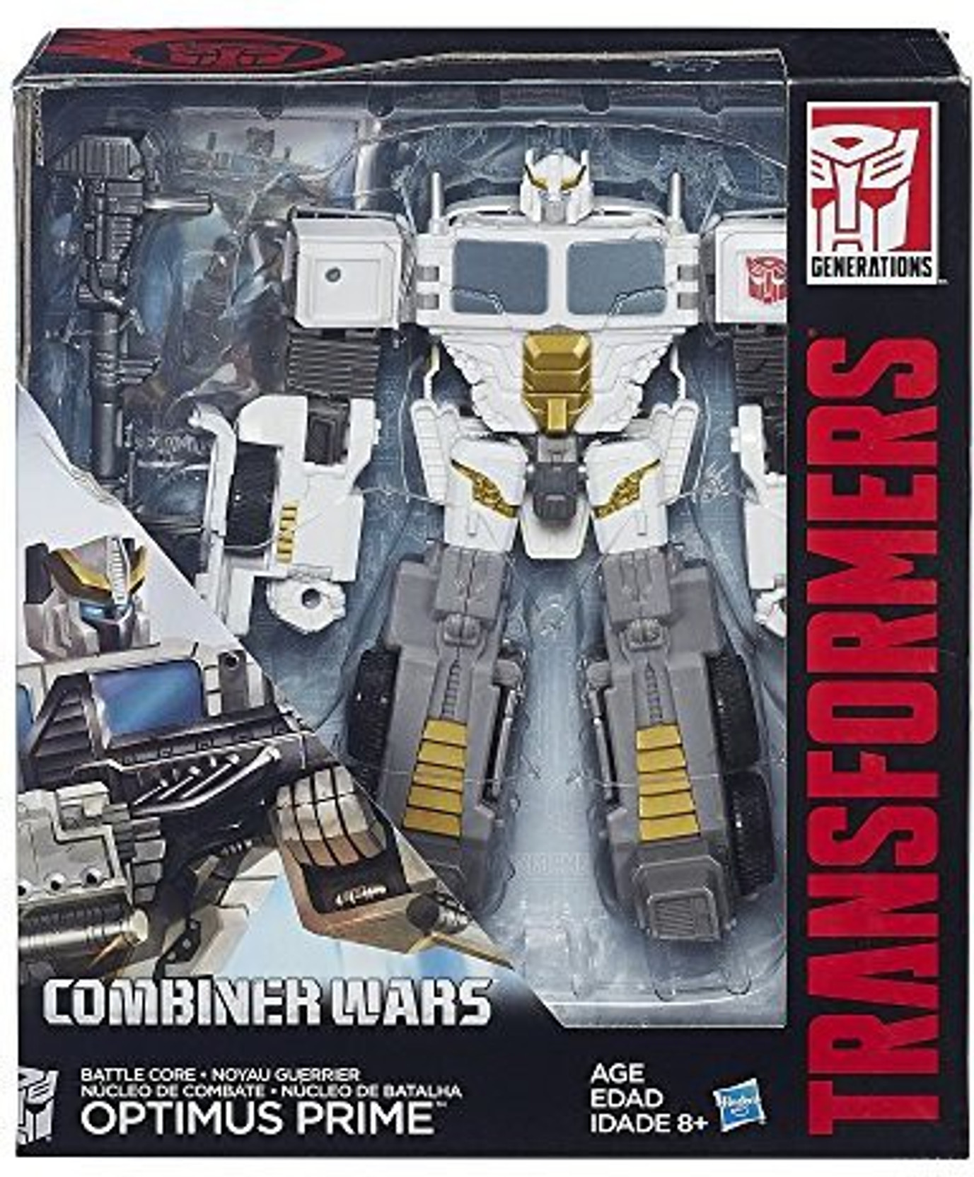 Optimus Prime Figure Transformers Generations Wars Combiner Class Robots boy Toy