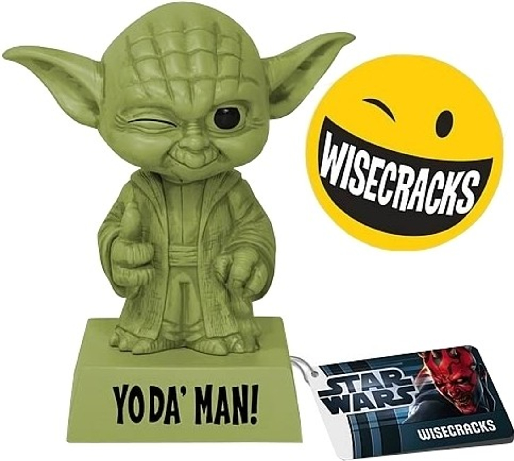 Funko Star Wars Wacky Wisecracks Yoda Man Bobblehead Star Wars Wacky