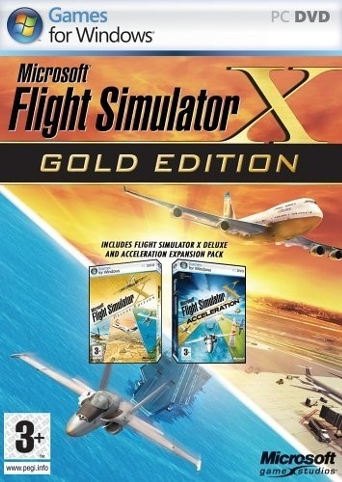 Microsoft Flight Simulator X (Gold Edition) (for PC)