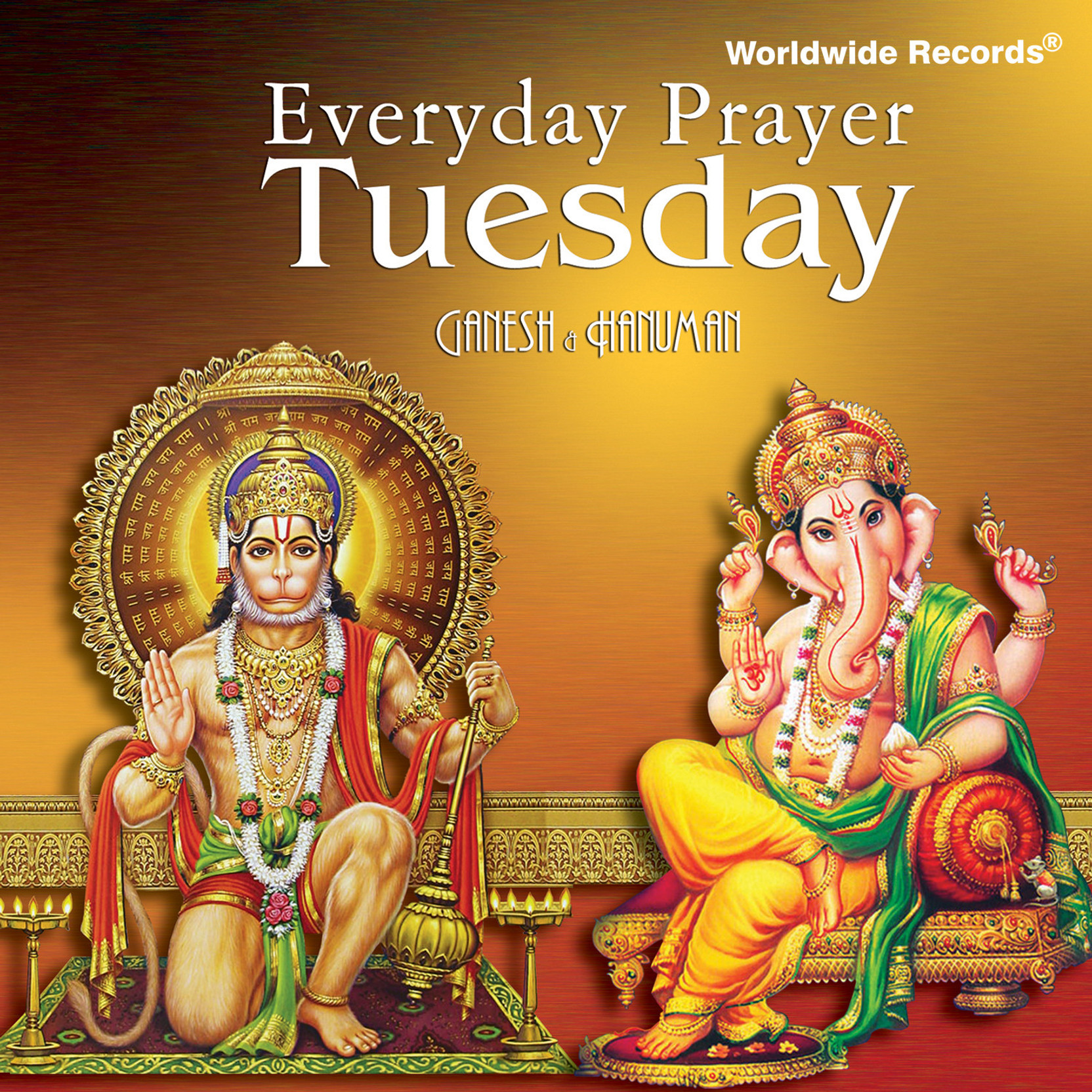 Hanuman And Ganesh Everyday Prayer Tuesday - Ganesh & Hanuman Music Audio CD - Price In