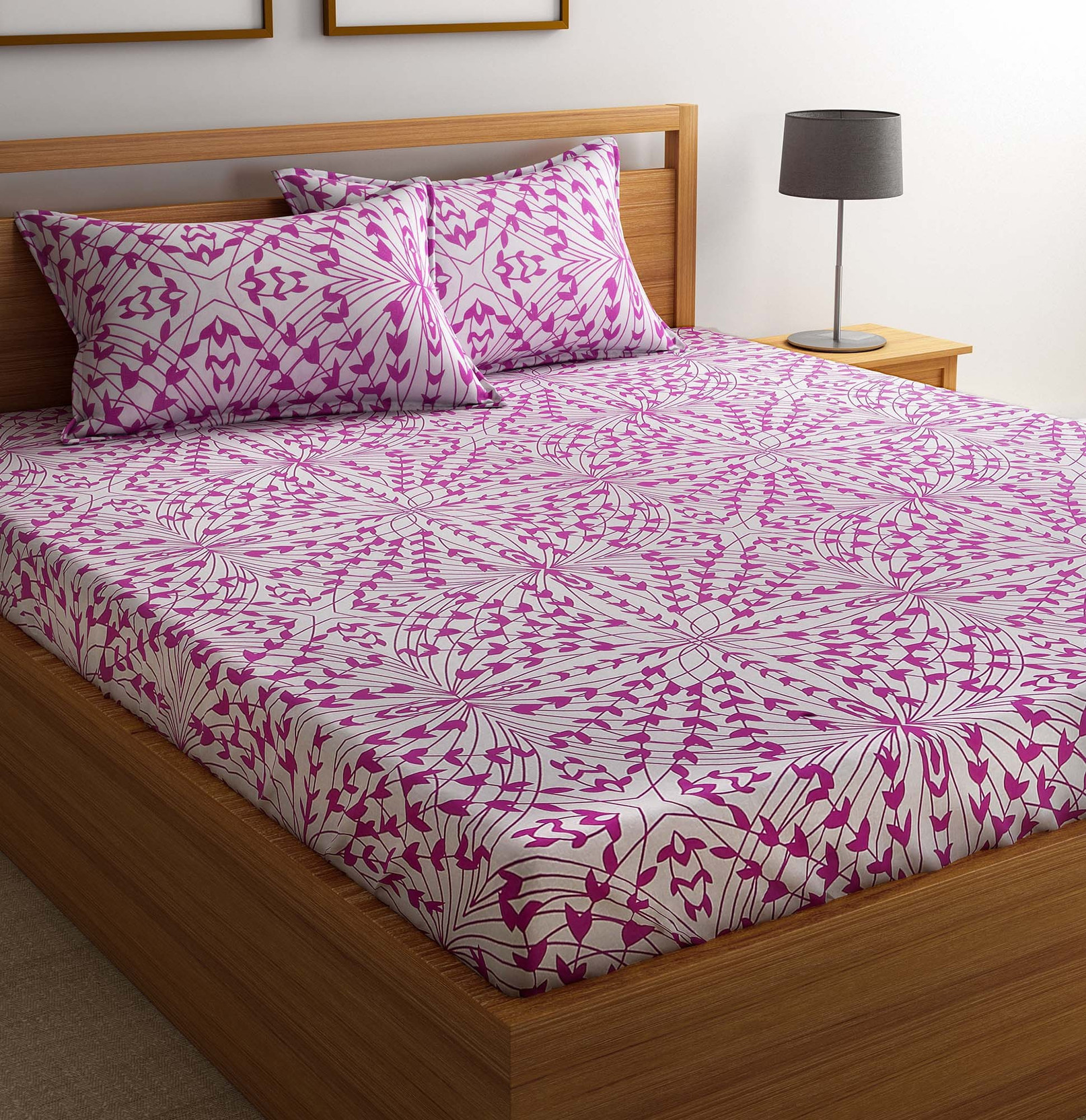 Flipkart SmartBuy Cotton Abstract Double Bedsheet Buy Flipkart