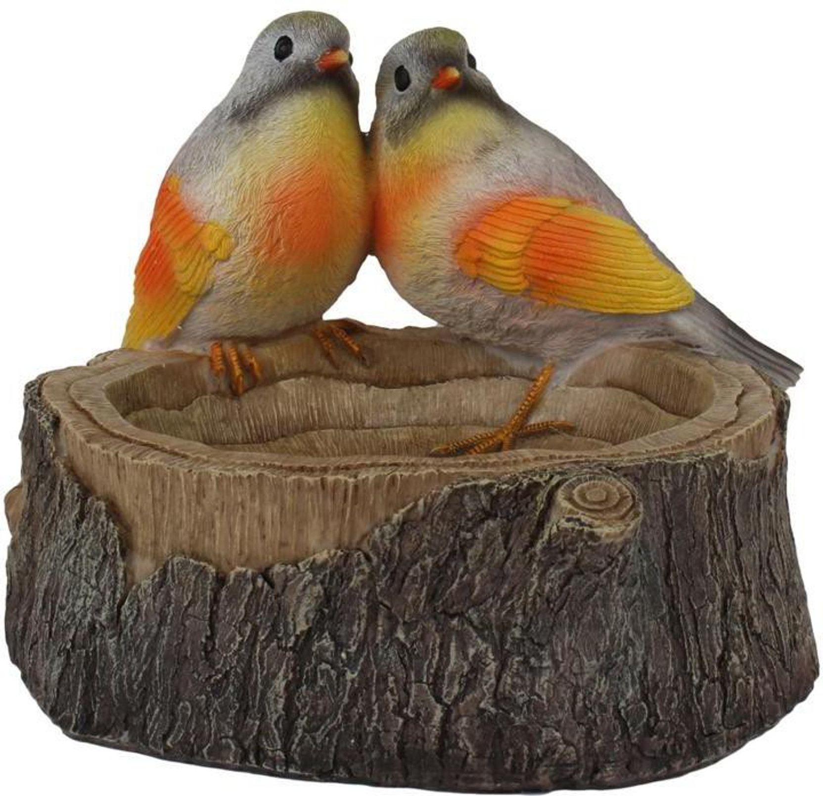 Wonderland Resin Love Bird Feeder Bird Bath Home Decor Garden