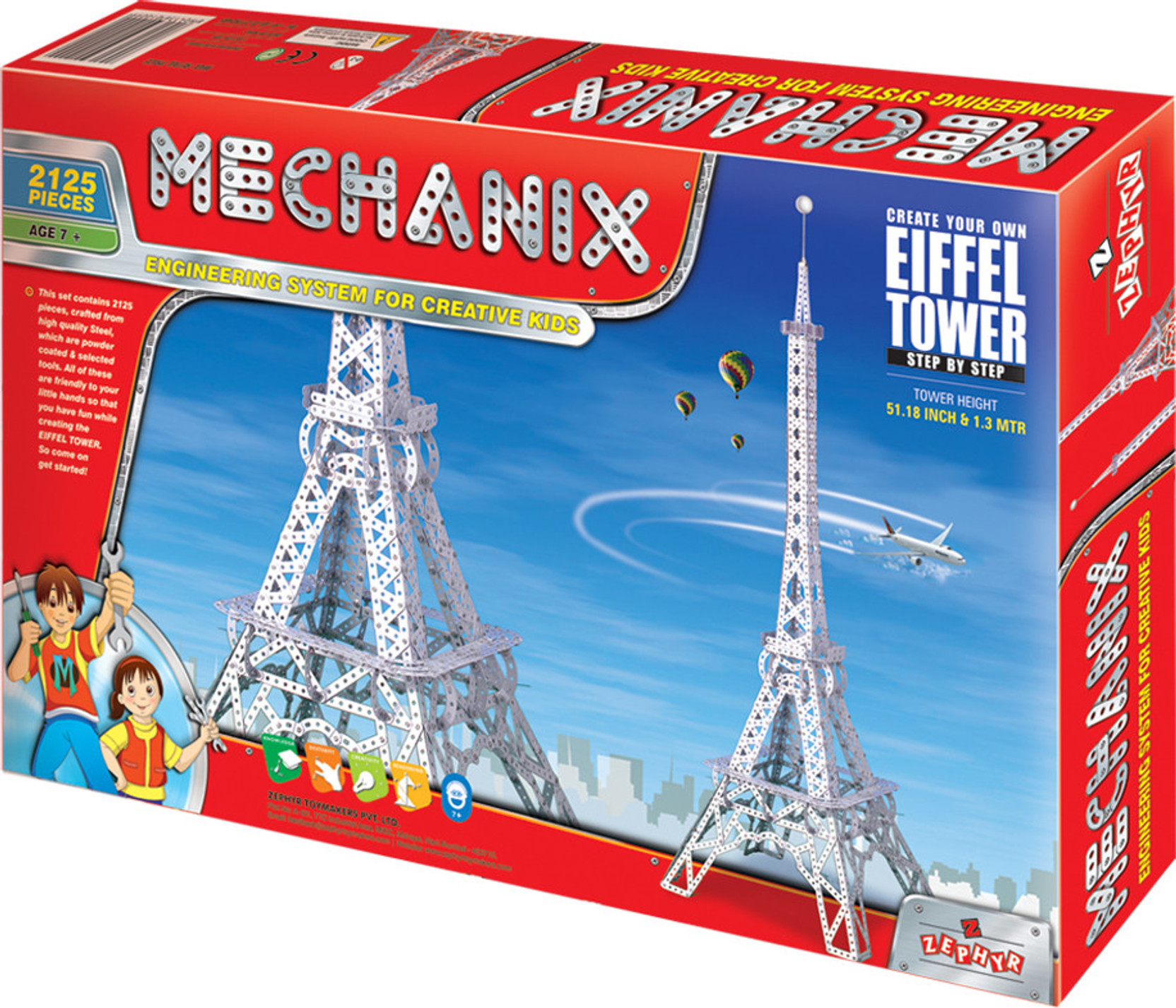 Zephyr Mechanix Eiffel Tower Set Mechanix Eiffel Tower Set . shop for
