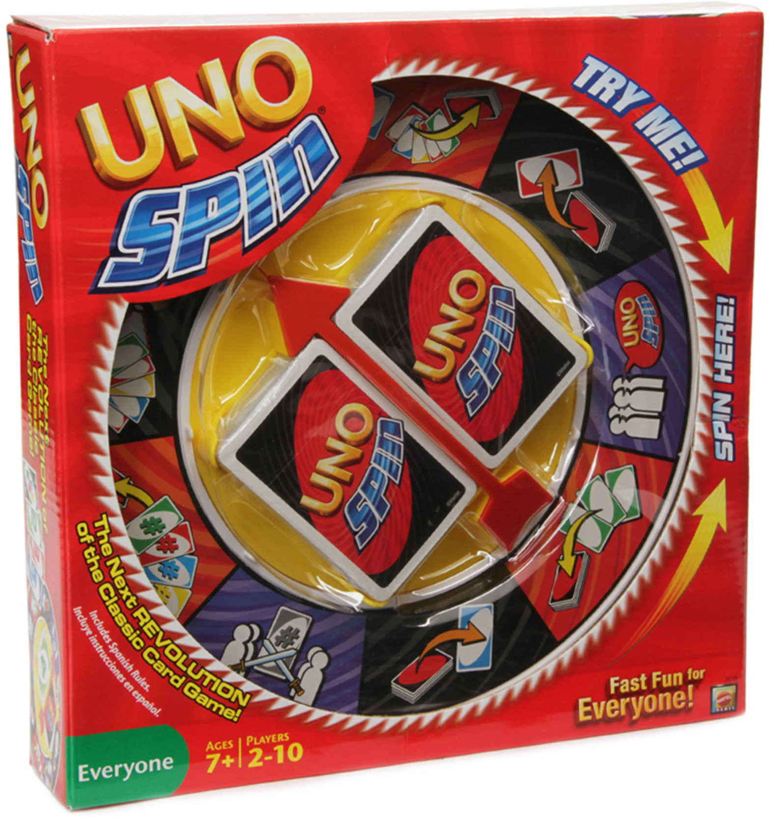 Mattel Games UNO Spin Board Game UNO Spin . shop for Mattel Games