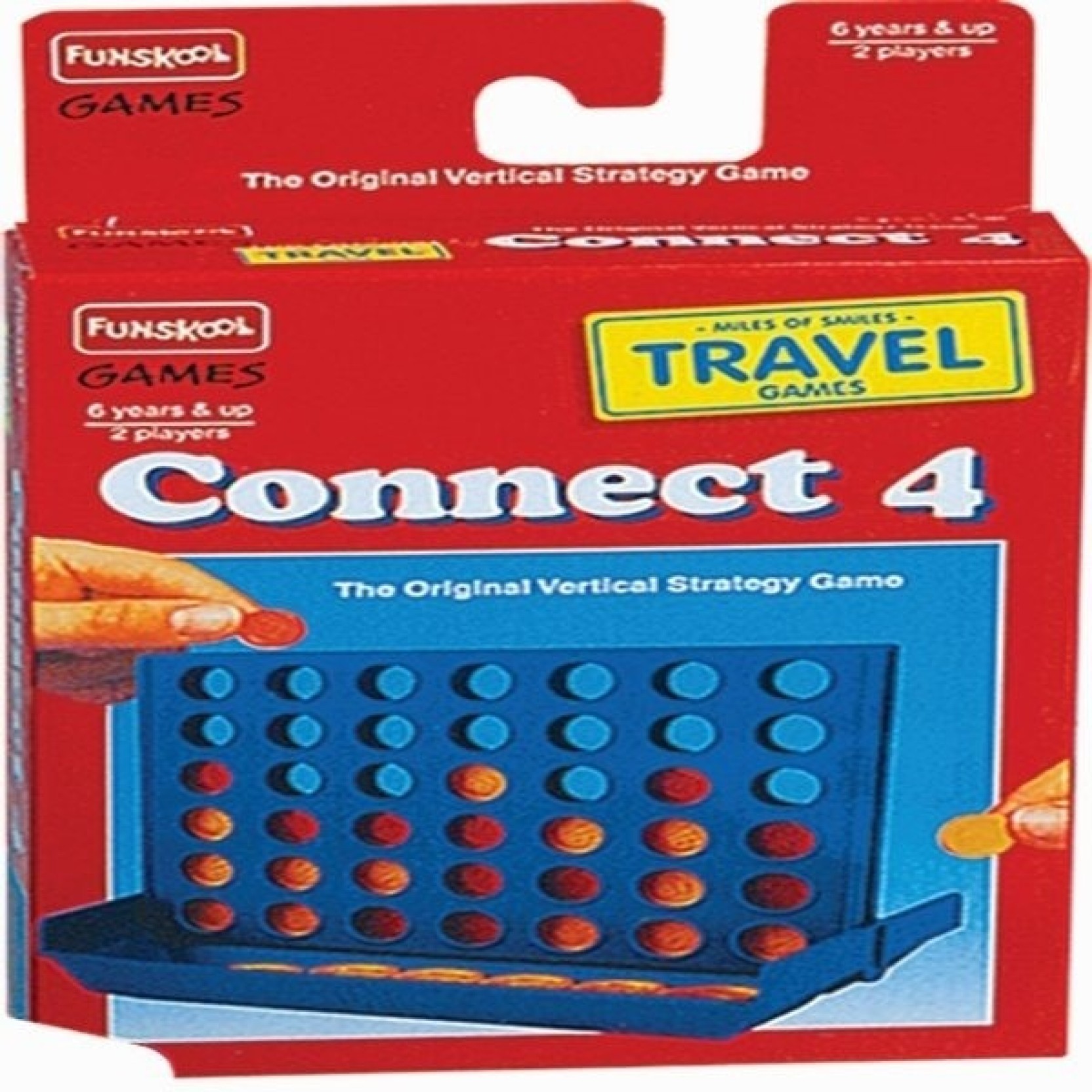 connect 4 travel board game