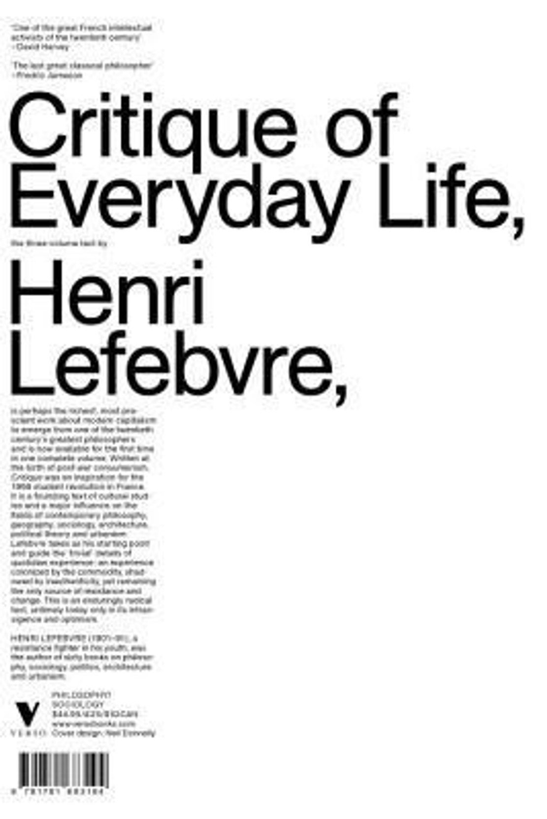 Critique of Everyday Life. ADD TO CART