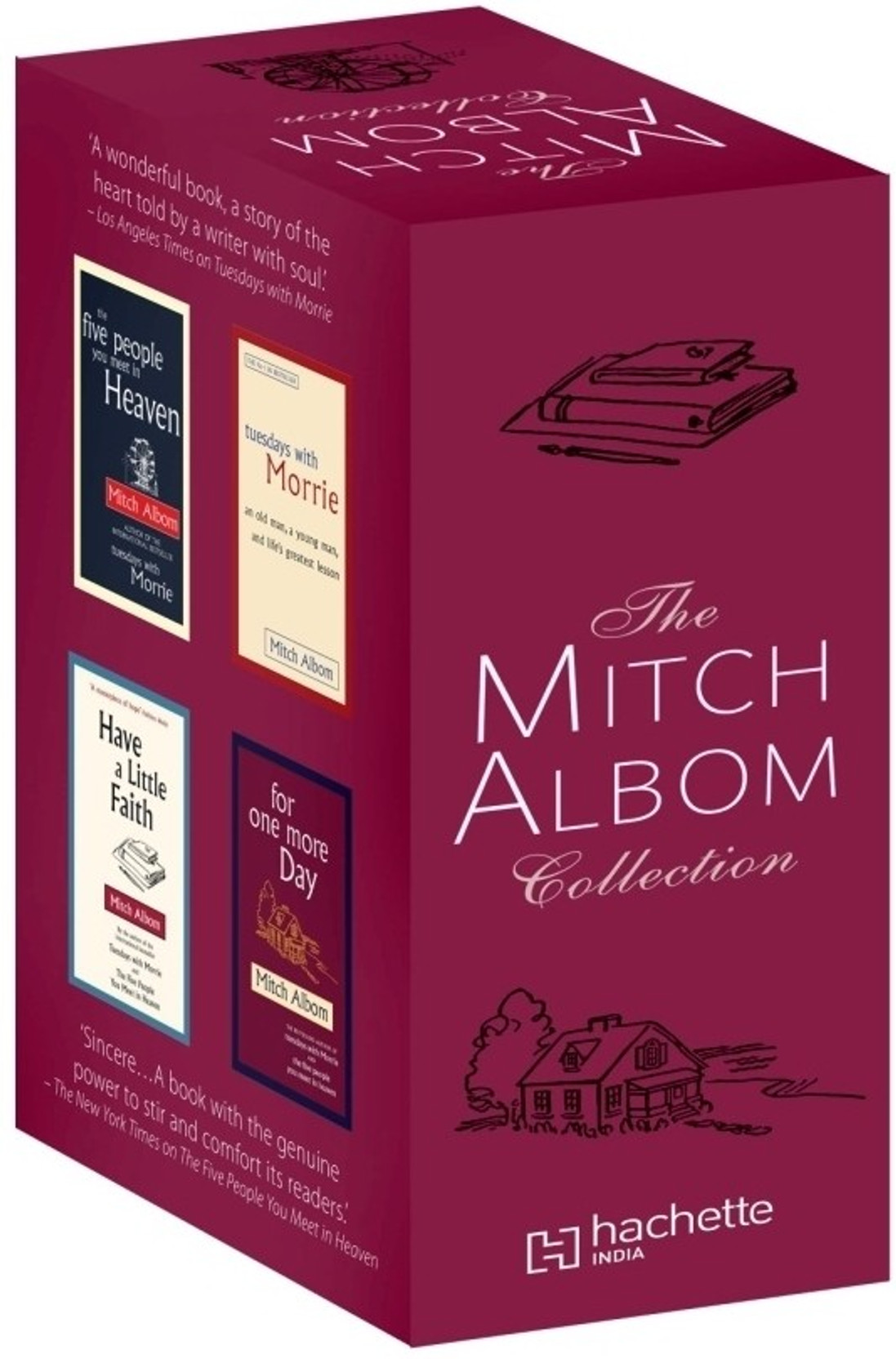 The mitch albom collection set of 4 volumes buy the mitch albom 