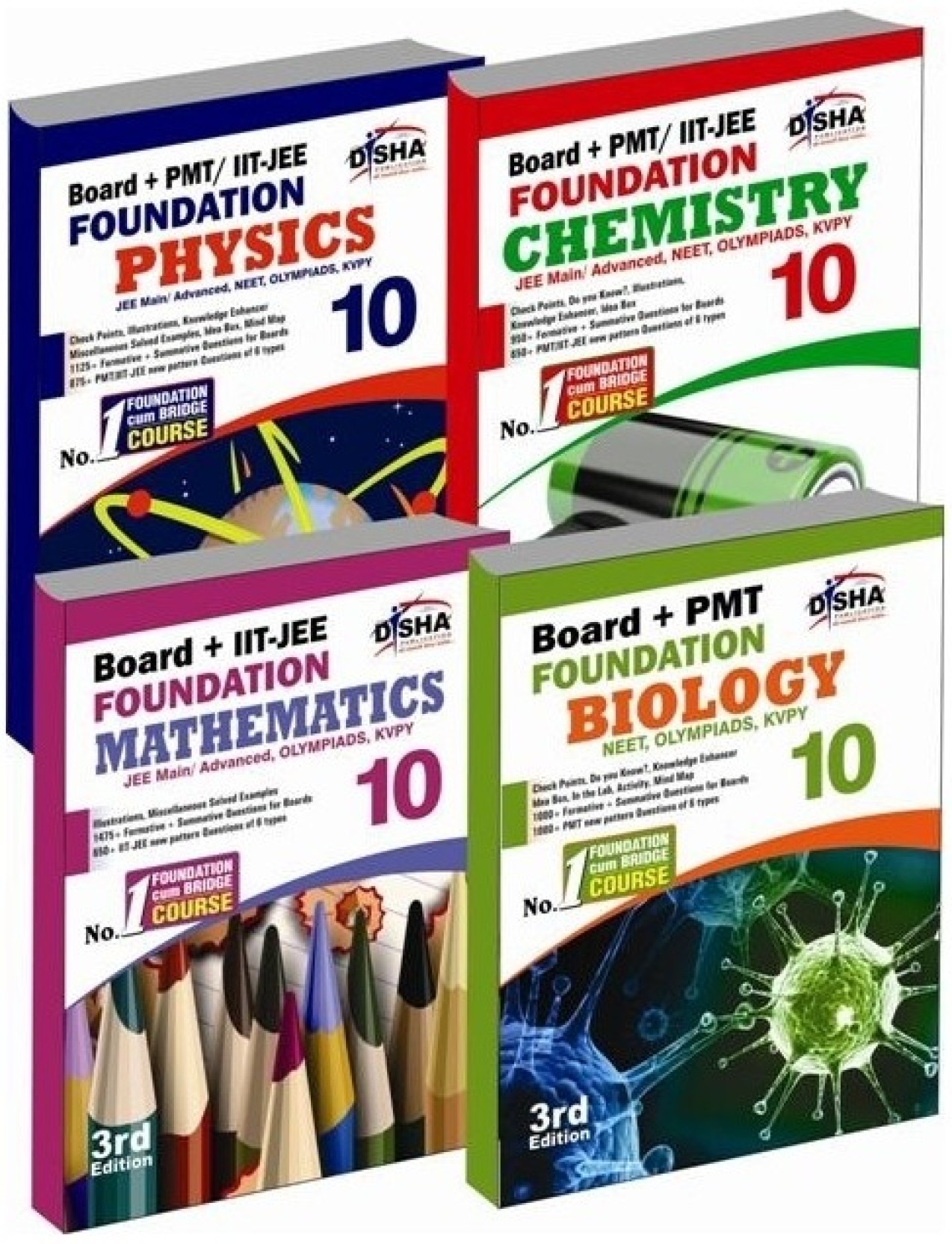 Board + PMT / IIT - JEE Foundation (Physics / Chemistry / Mathematics ...