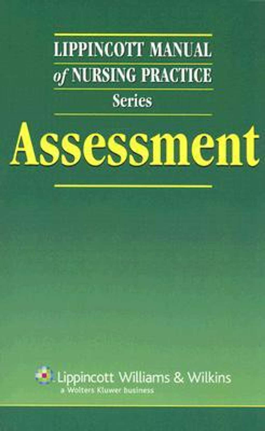 Lippincott Manual Of Nursing Practice Series 1 Edition. ON OFFER