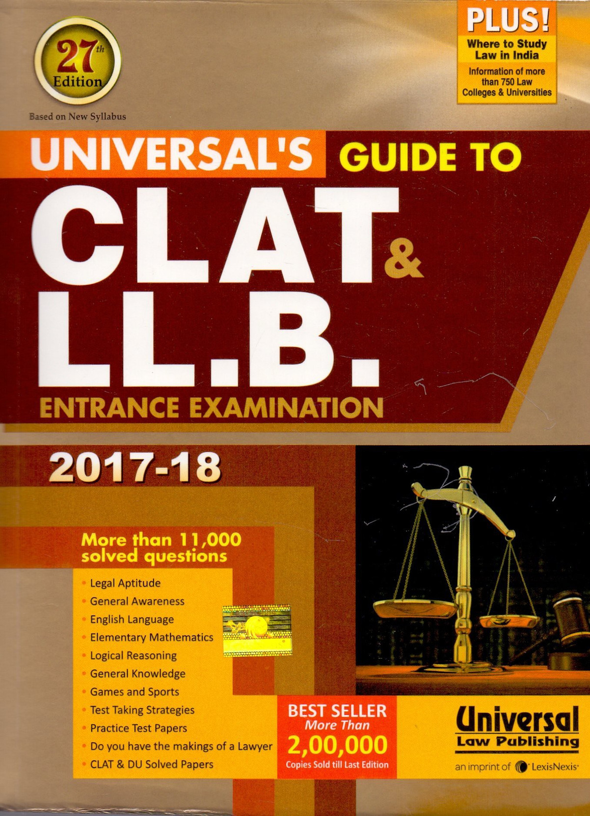 UNIVERSAL GUIDE TO CLAT & LLB. ADD TO CART