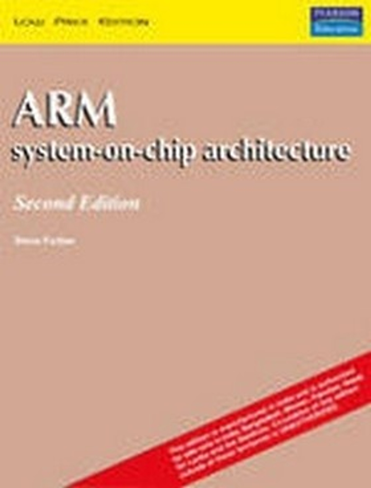 Arm Systemonchip Architecture 2nd Edition 2nd Edition Buy Arm