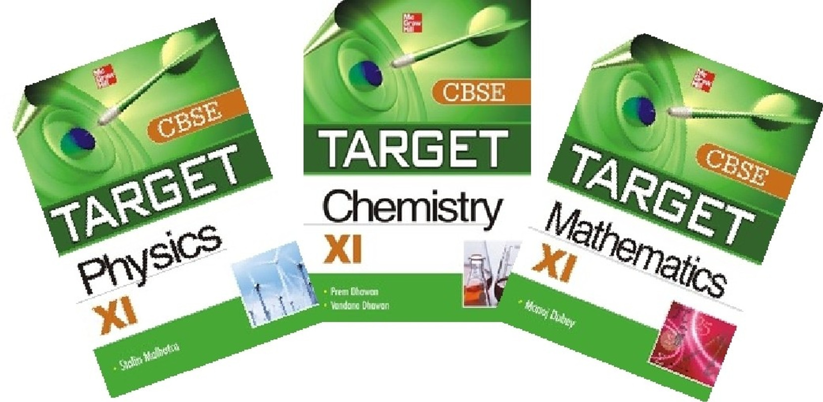 Target CBSE Physics, Chemistry and Mathematics for Class XI (Set of 3