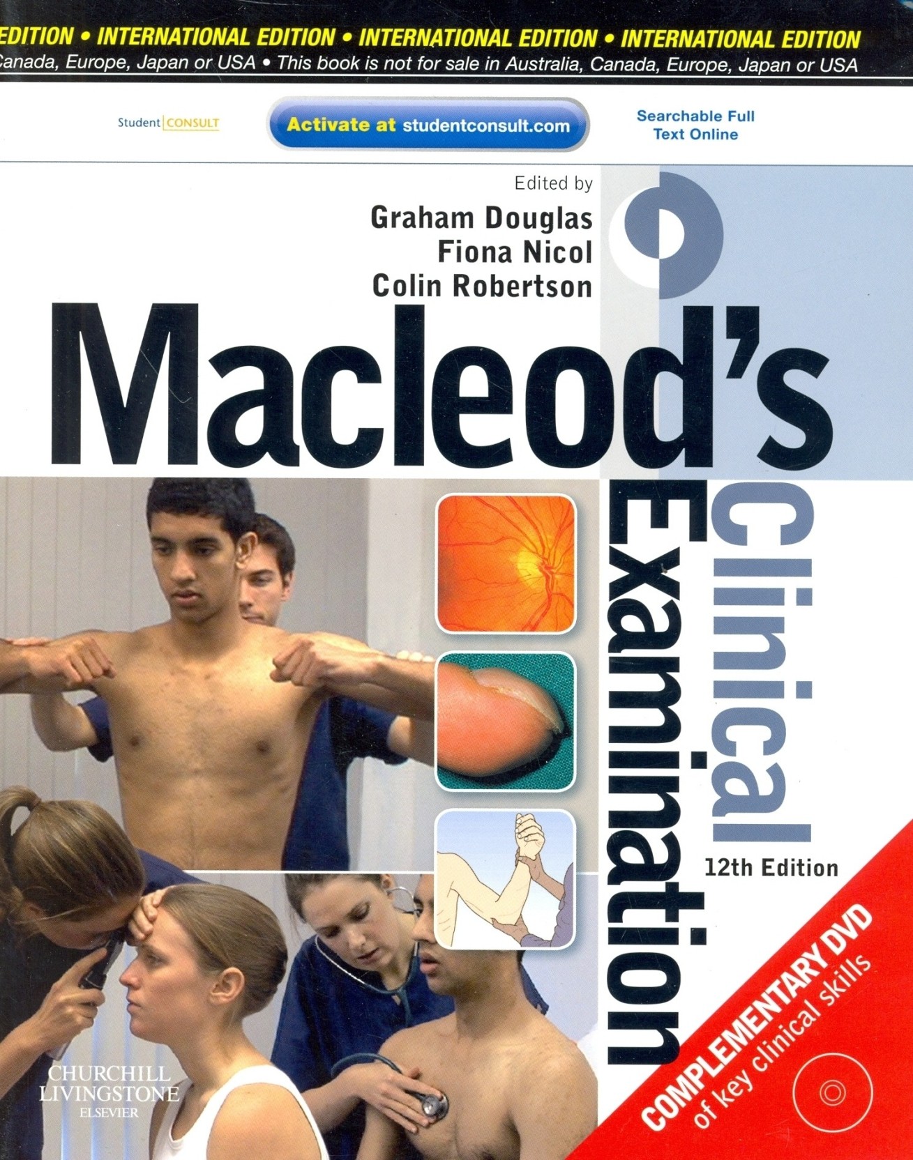 MACLEOD'S CLINICAL EXAMINATION 12/E IE 12th Edition Buy MACLEOD'S CLINICAL EXAMINATION 12/E IE