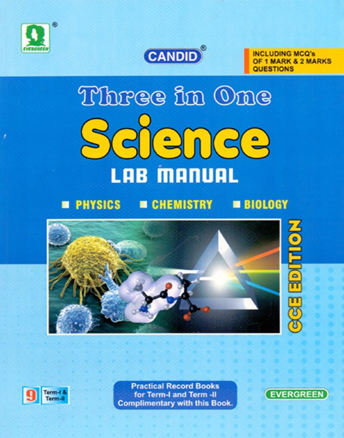 Candid Three In One Science Lab Manual Term I & II Class - 9. ADD TO CART