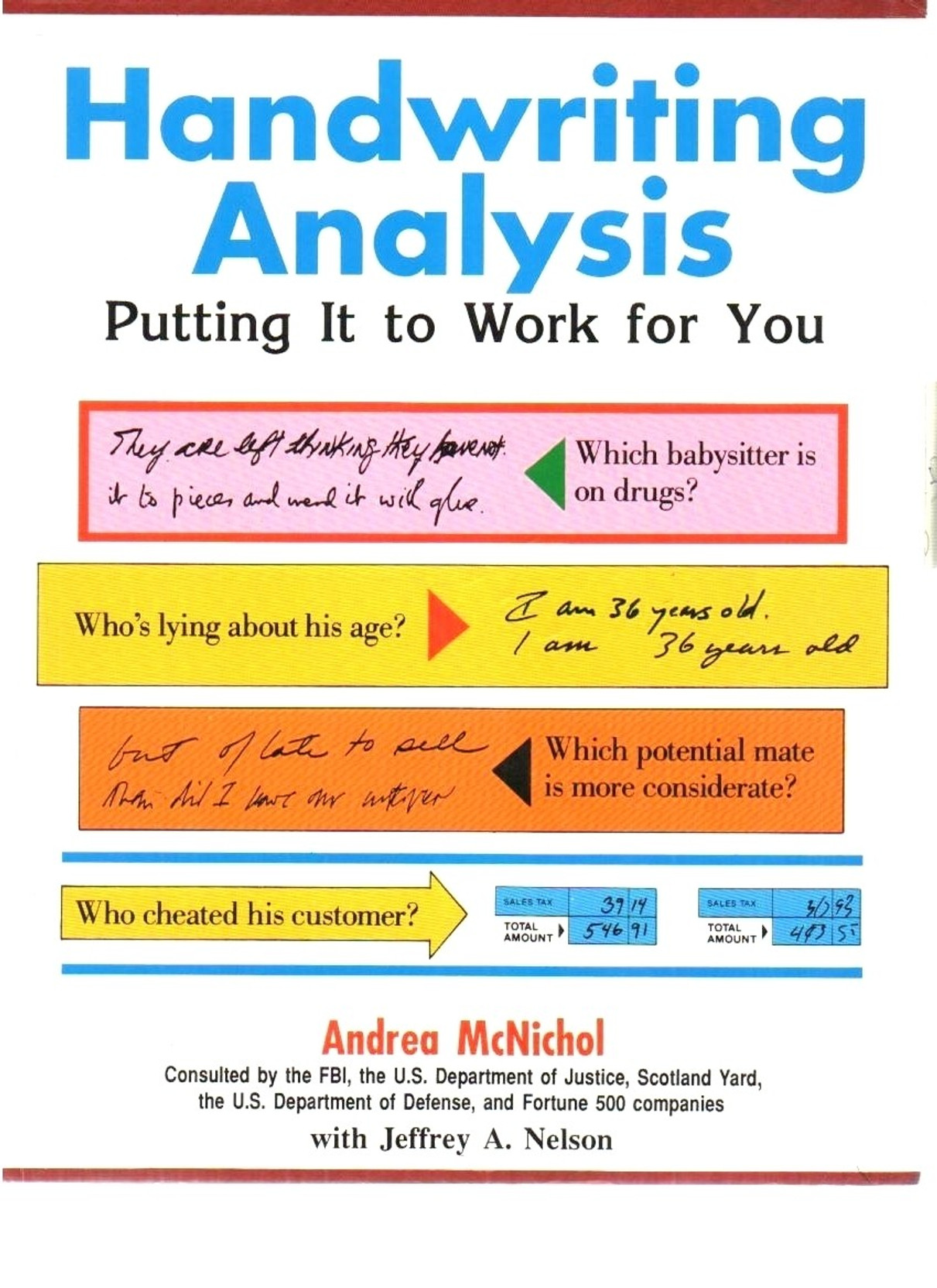 Handwriting Analysis - Buy Handwriting Analysis by McNichol, Andrea ...