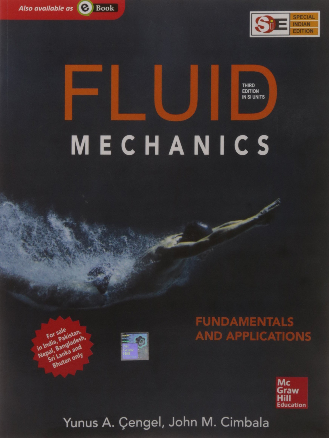 Fluid Mechanics (SIE) : Fundamentals and Applications 3rd Edition. ADD TO CART