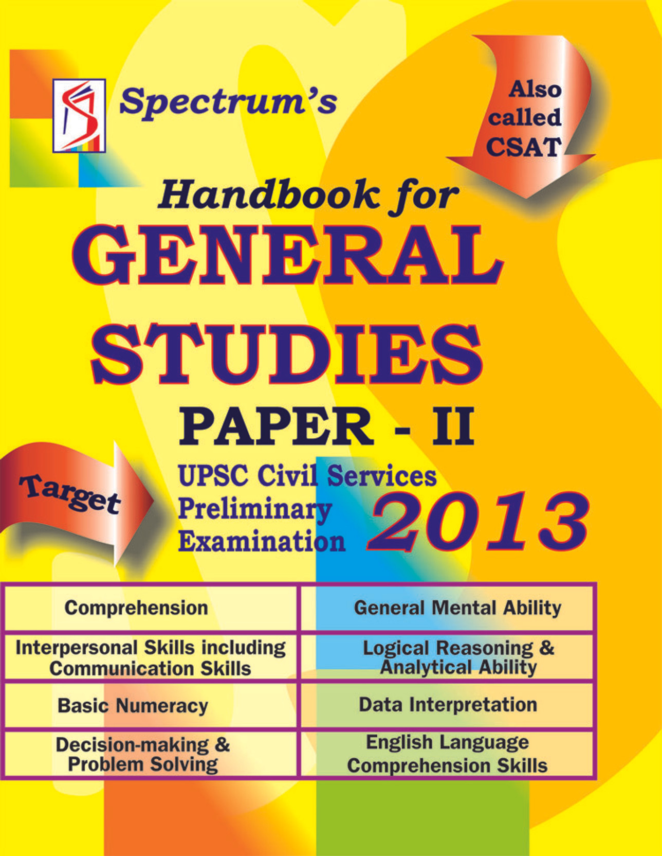 Handbook for General Studies 2013 UPSC Civil Services Preliminary