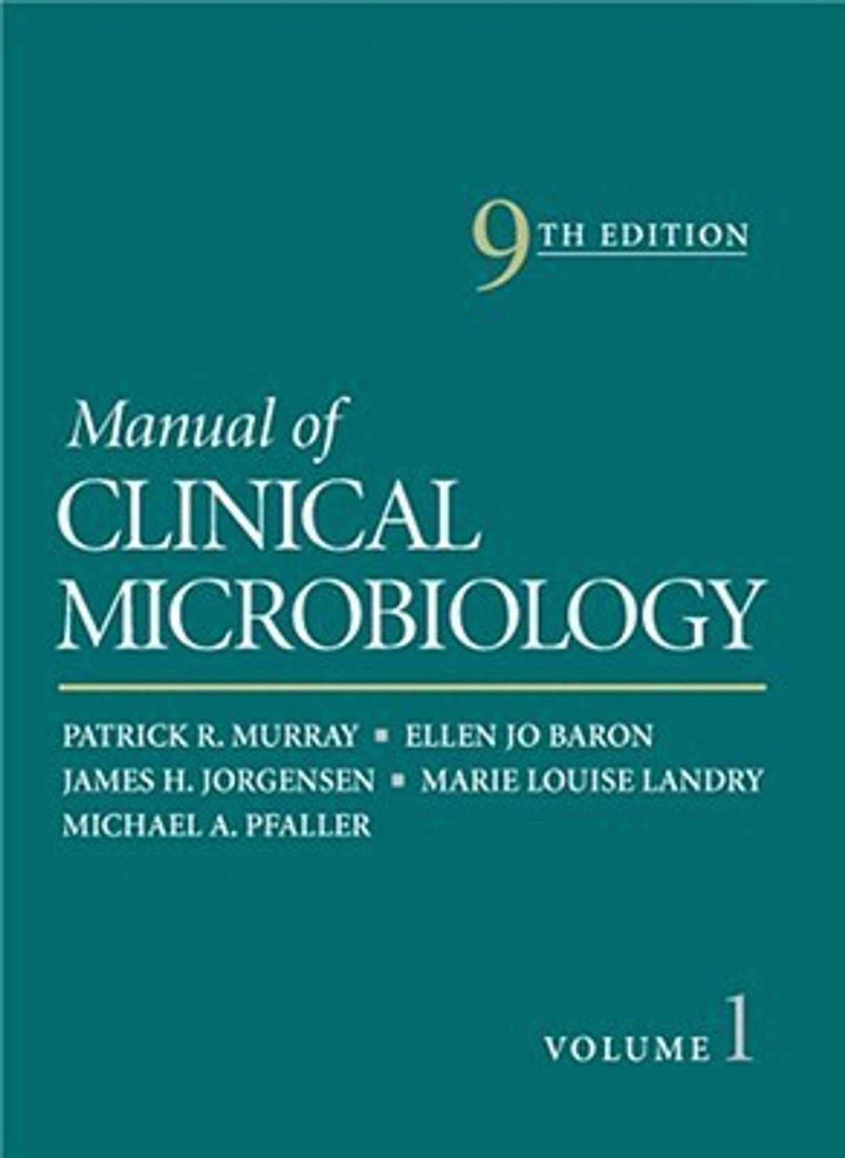 MANUAL OF CLINICAL MICROBIOLOGY, 9/ED 9 2nd Edition. ON OFFER
