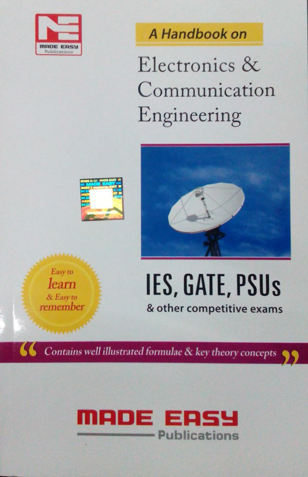 IES, GATE, PSUs A Handbook on Electronics and Communication