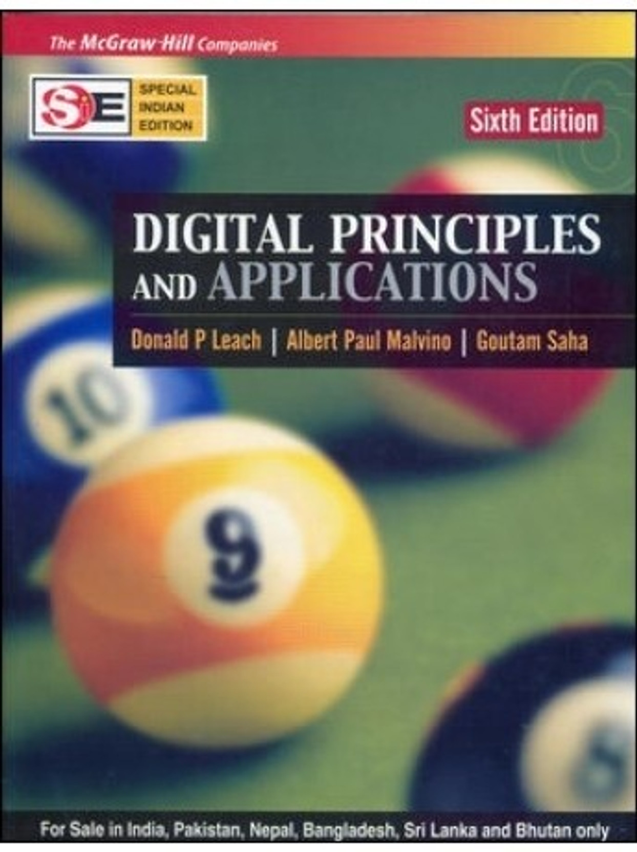 DIGITAL PRINCIPLES AND APPLICATIONS 6th Edition Buy DIGITAL PRINCIPLES AND APPLICATIONS 6th
