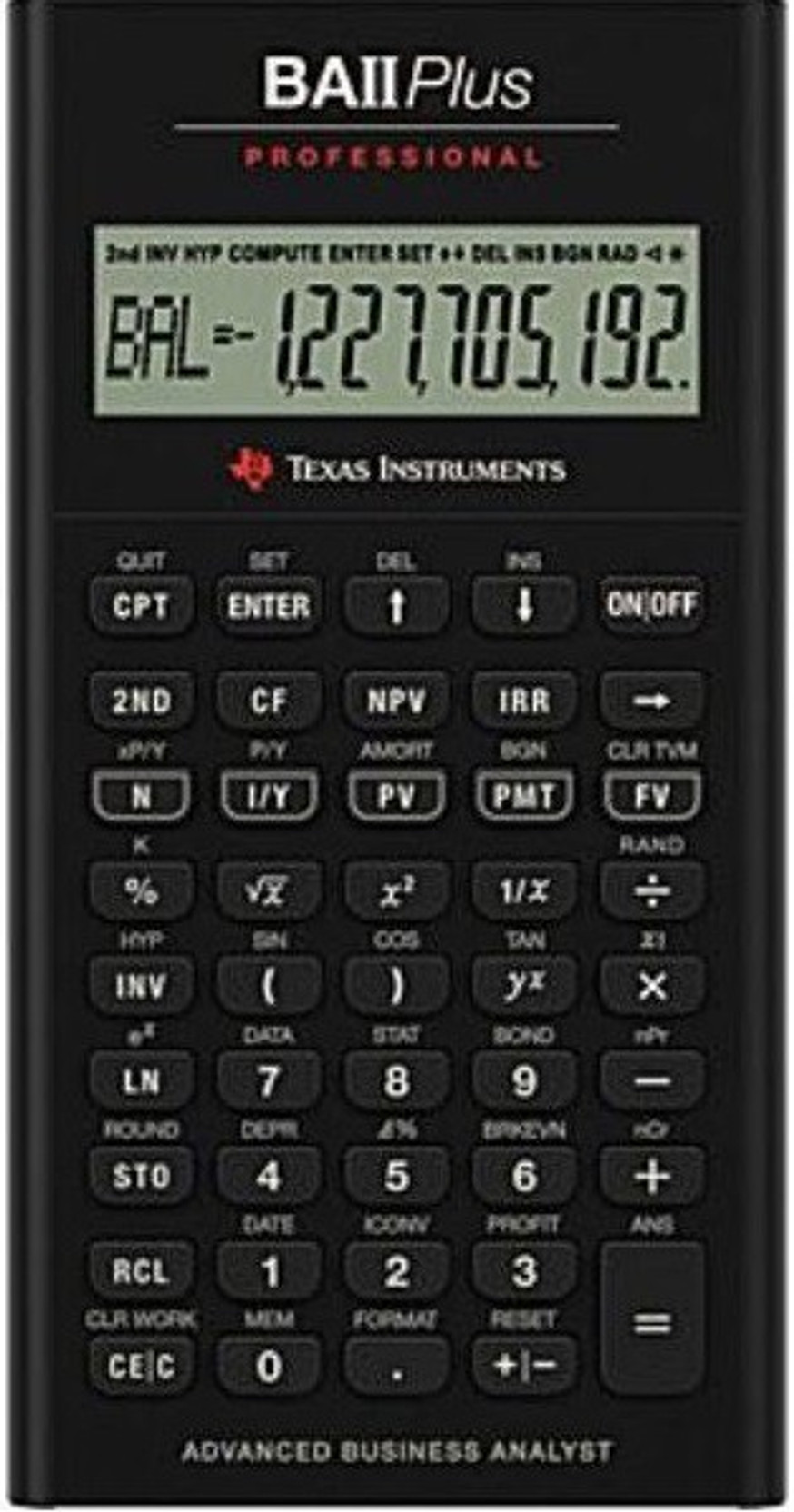 Flipkart.com | Texas Instruments BA II Plus Professional Financial ...