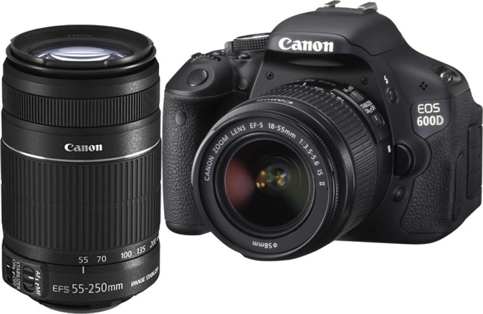 Flipkart.com | Buy Canon EOS 600D (Body with EF-S 18-55 mm IS II & EF-S ...