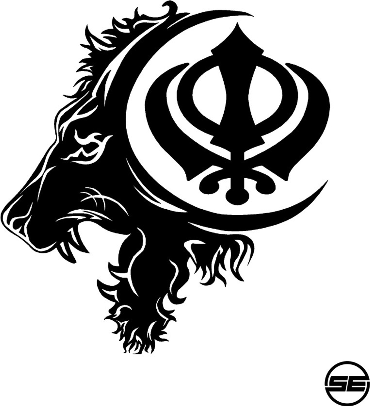 lion khanda 5 inch black se 1 original imaef7znckqrgfdd