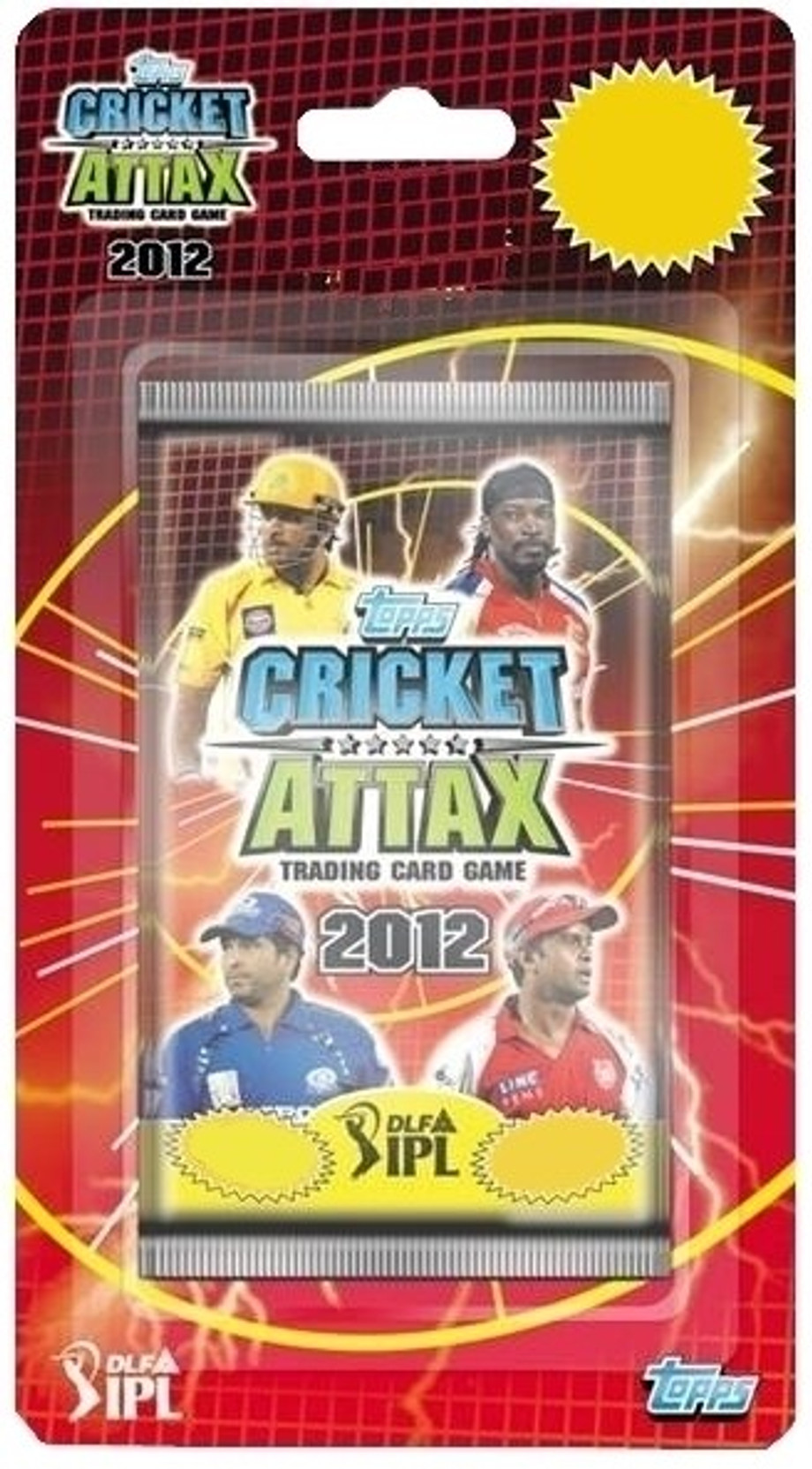 Topps IPL 2012 Cricket Attax 6 Pack Blister IPL 2012 Cricket Attax 6