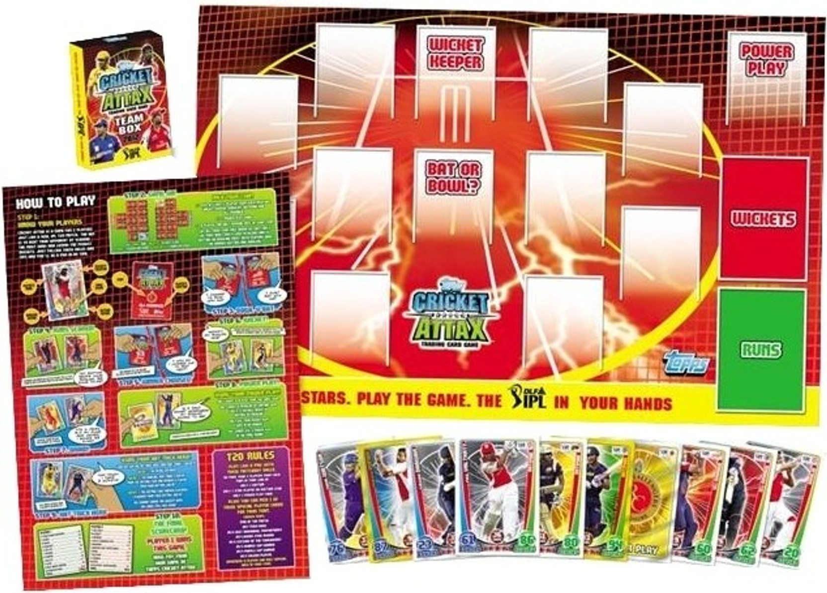 Topps IPL 2012 Cricket Attax Starter Pack IPL 2012 Cricket Attax