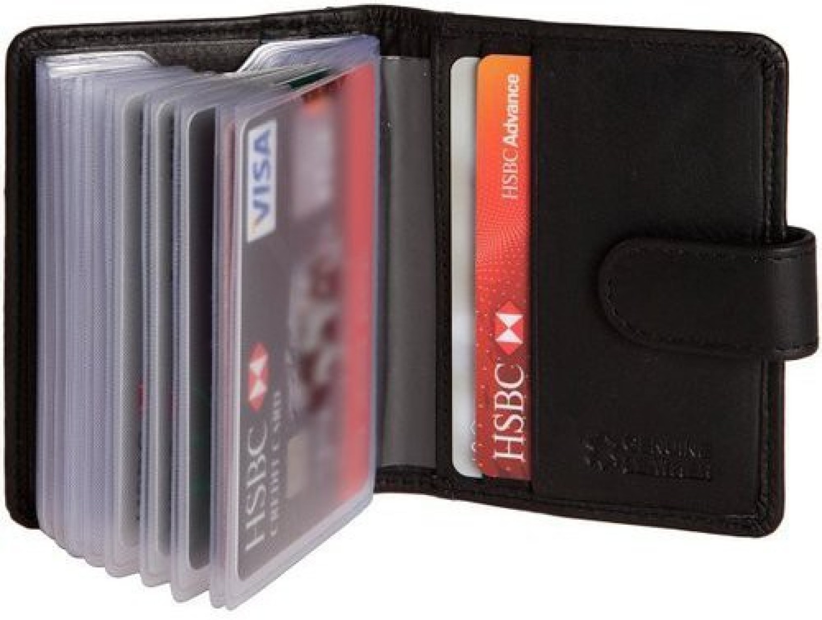 20 slot credit card holder orange