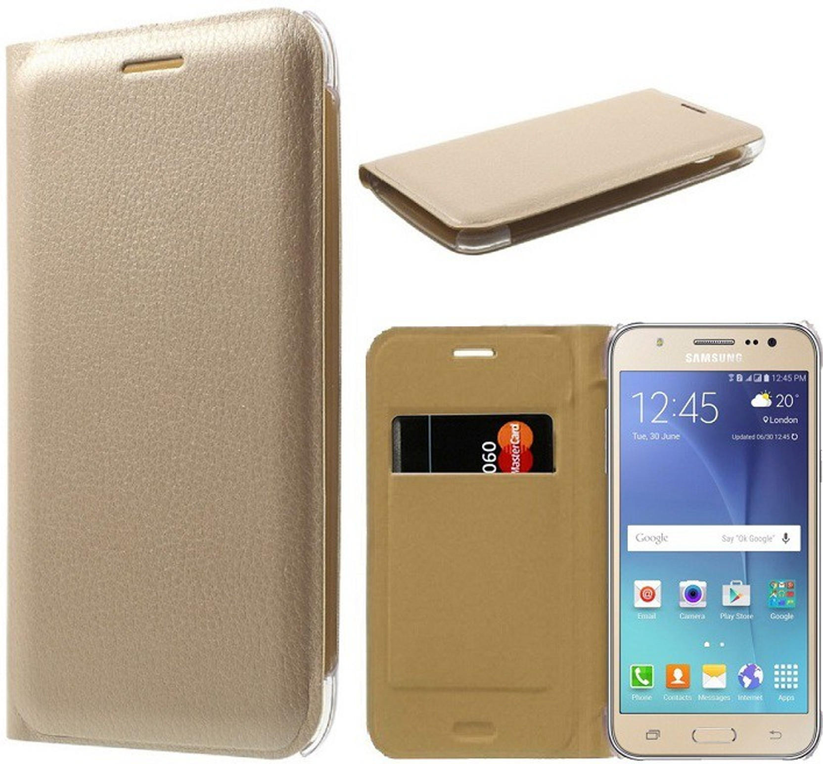 YUVEN Flip Cover for Samsung Galaxy j2 6 New 2016 Edition Gold ADD TO CART