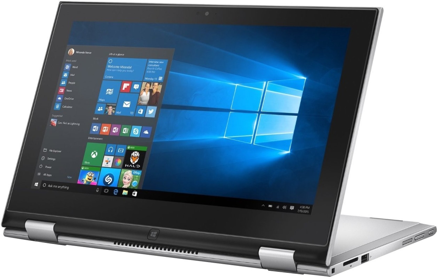 Dell Inspiron Core i3 6th Gen (4 GB/500 GB HDD/Windows 10 Home) 3158 2 in 1 Laptop Rs.43490