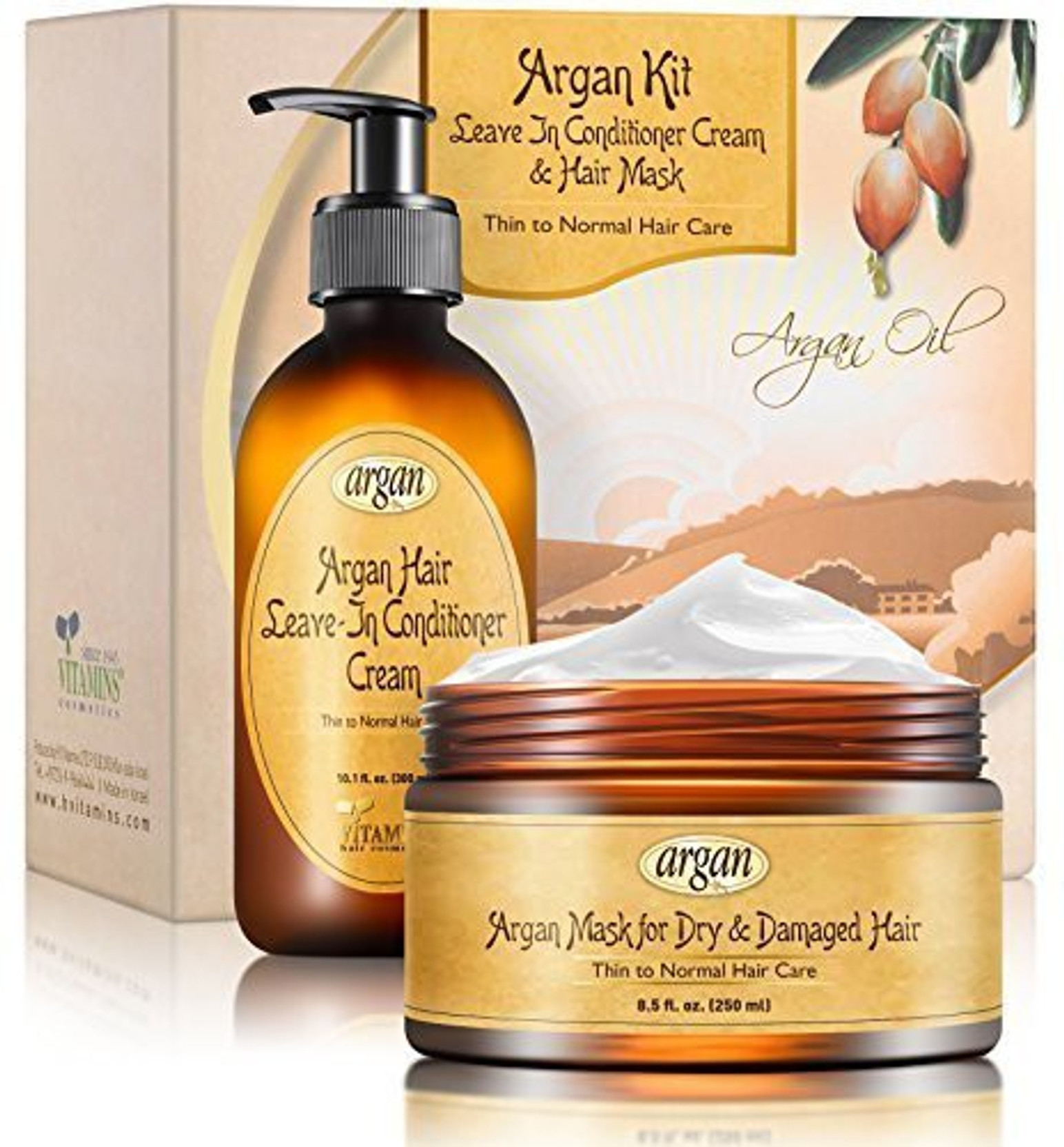 Generic Leave In Conditioner Amp Hair Mask Argan Kit Thin To