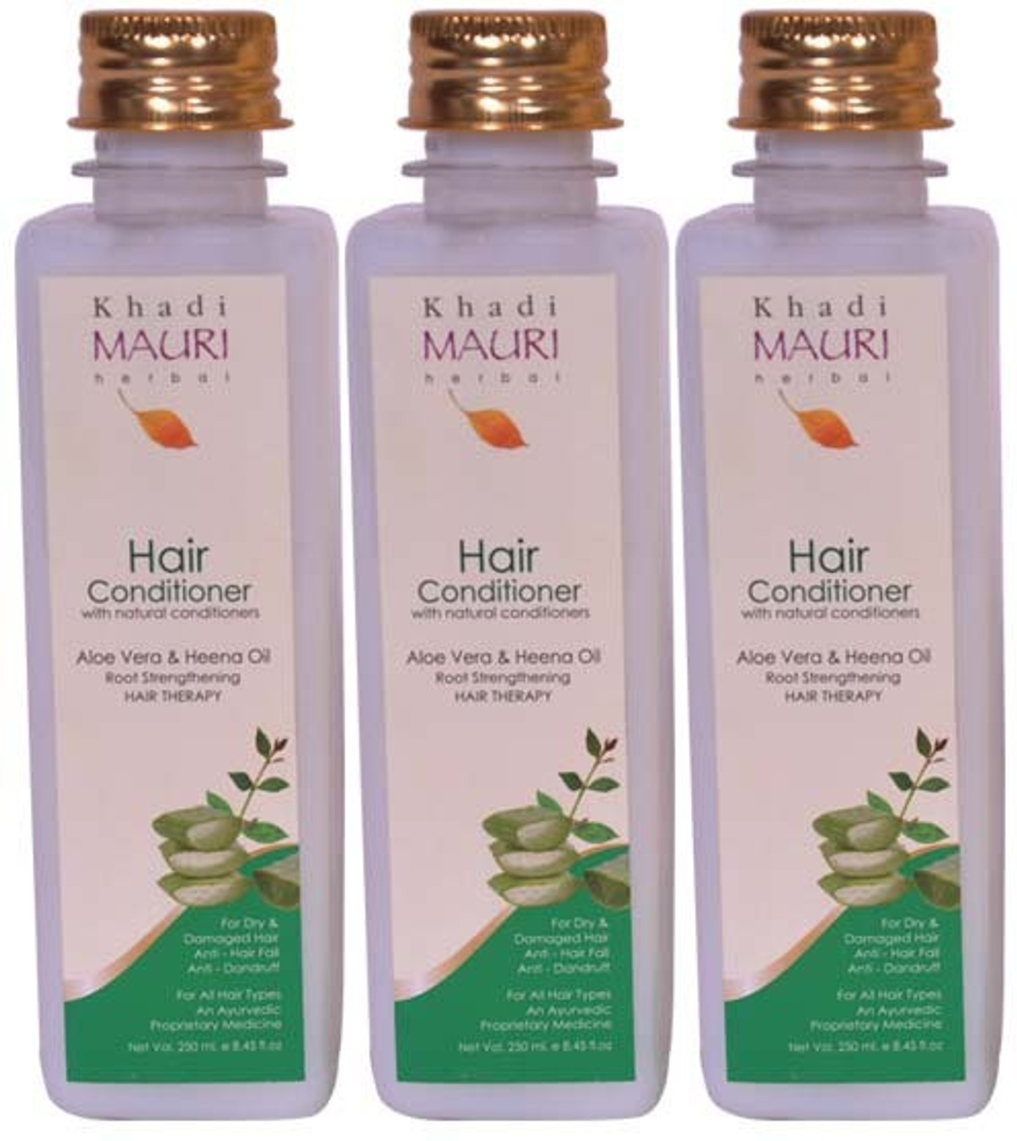 Khadi Mauri Herbal Hair Conditioner Premium Pack Of 3 Ayurvedic