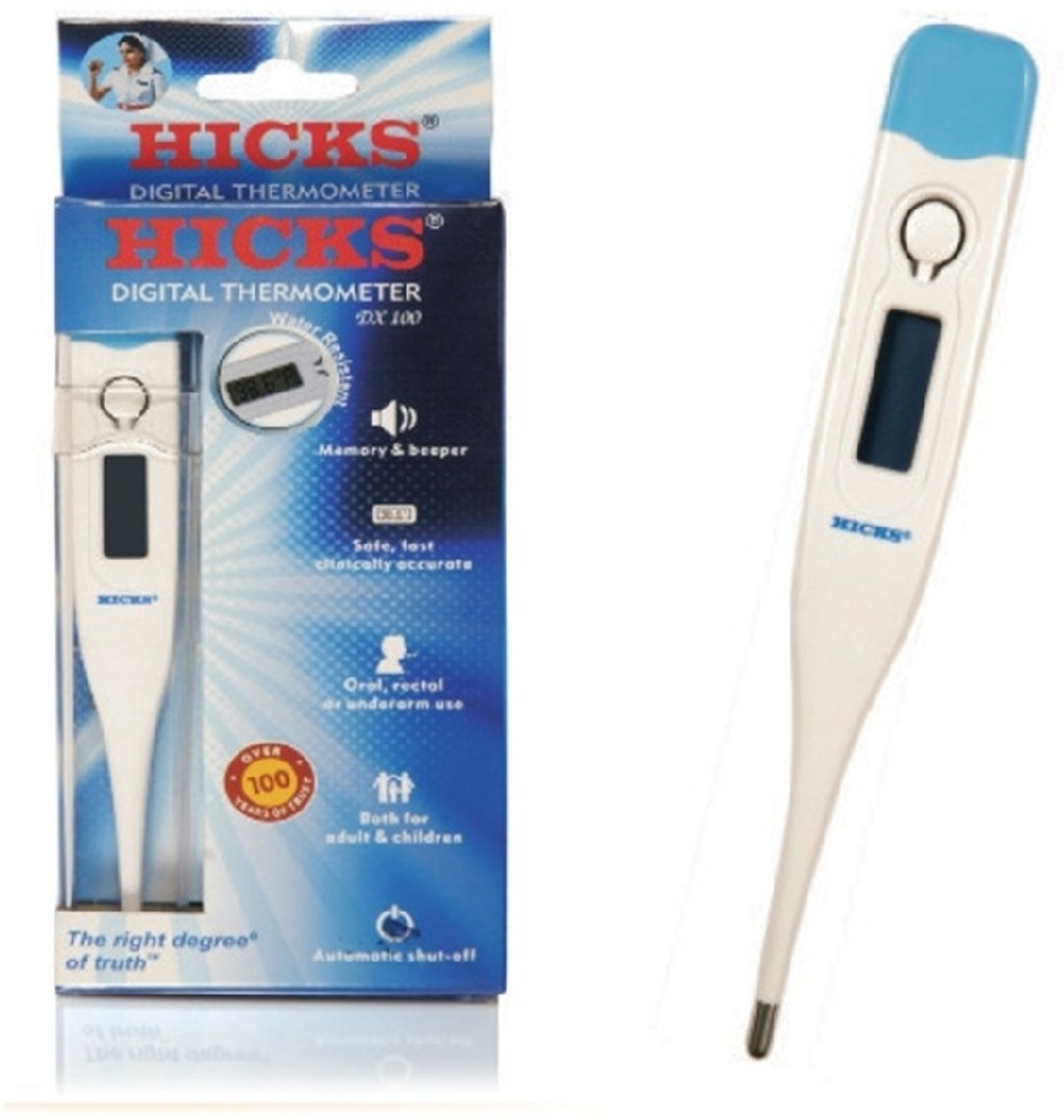 Hicks DX 100 Digital Thermometer Thermometer Hicks