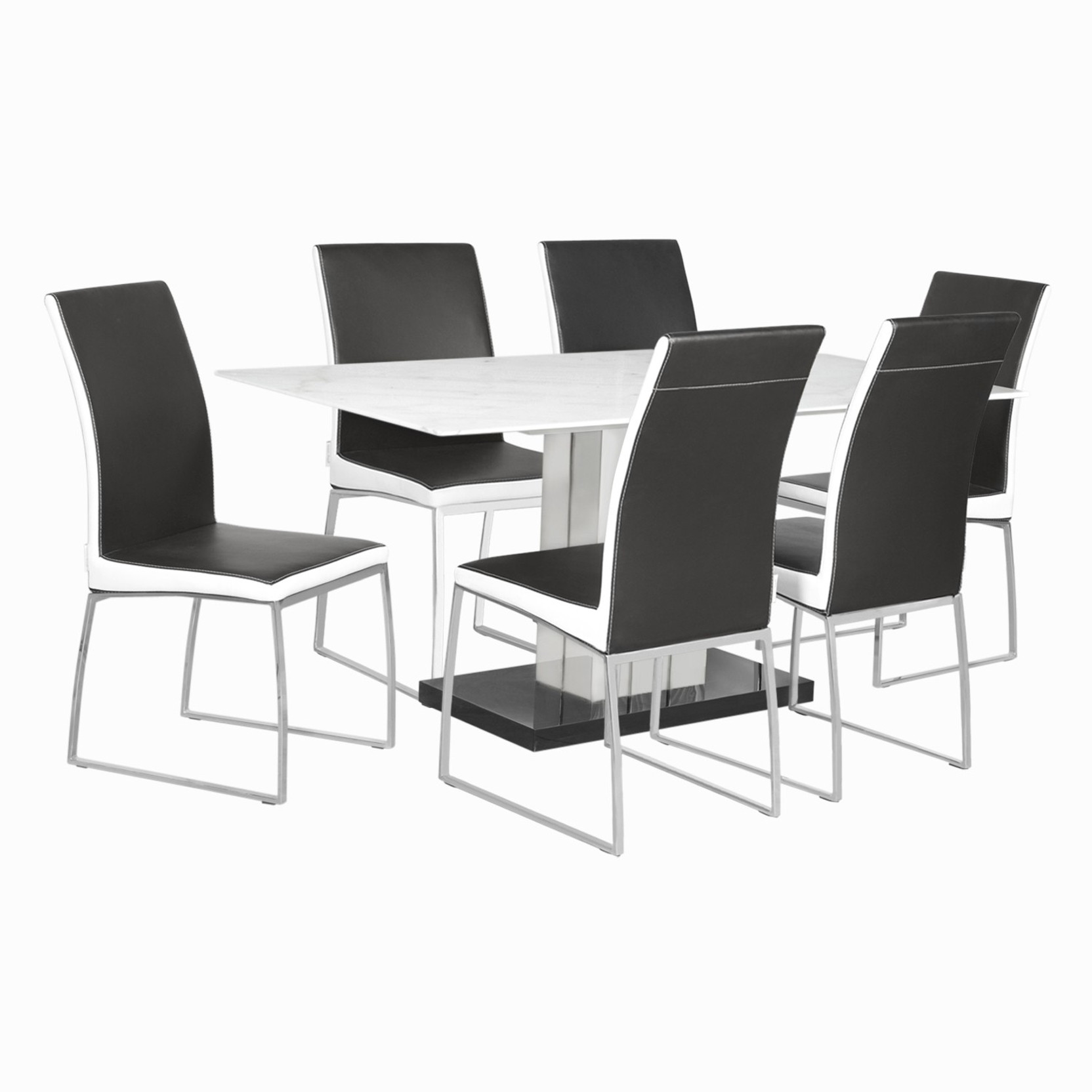 Godrej Interio Novel & Marvel Dining Set Stone 6 Seater ...