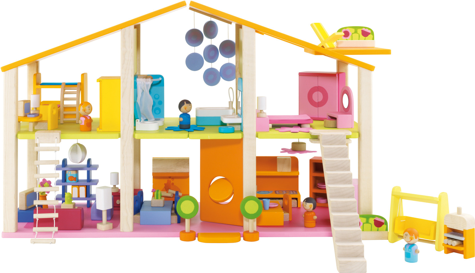 Sevi Doll S House With Furniture Big Doll S House With
