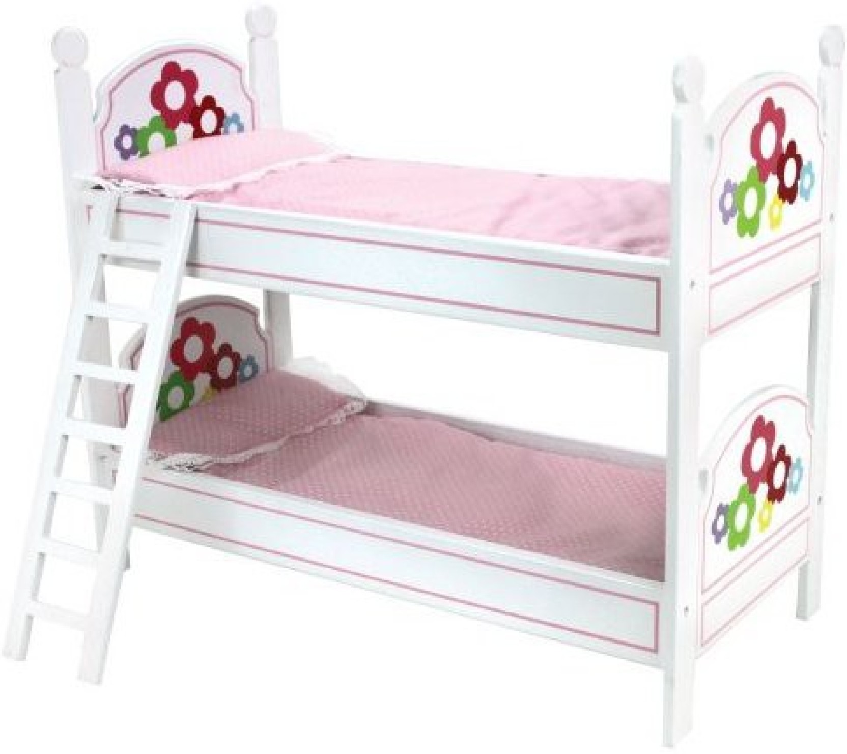 Badger Basket Doll Bunk Beds, Doll Bunk Beds With Ladder And Storage Armoire