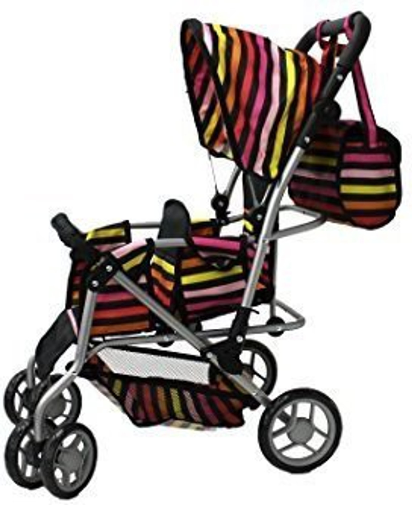 dolls triplet pram