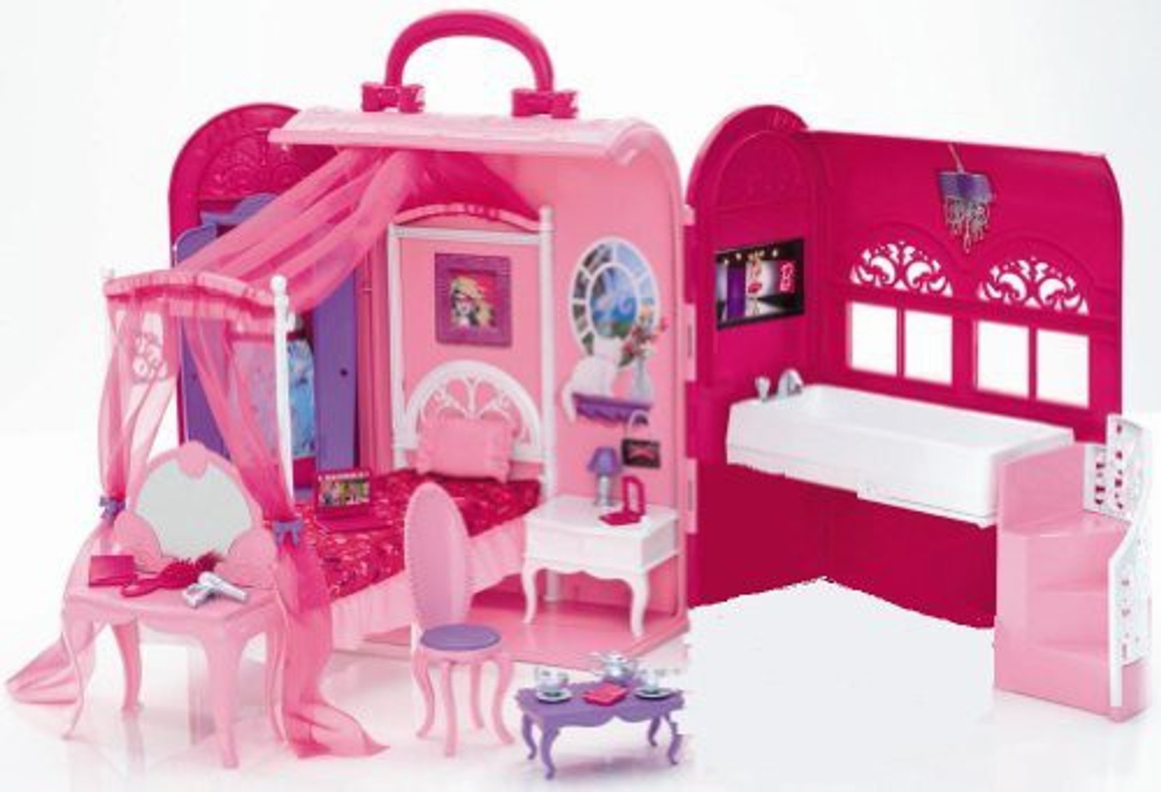Mattel Barbie Bed And Bath Play Set Barbie Bed And Bath