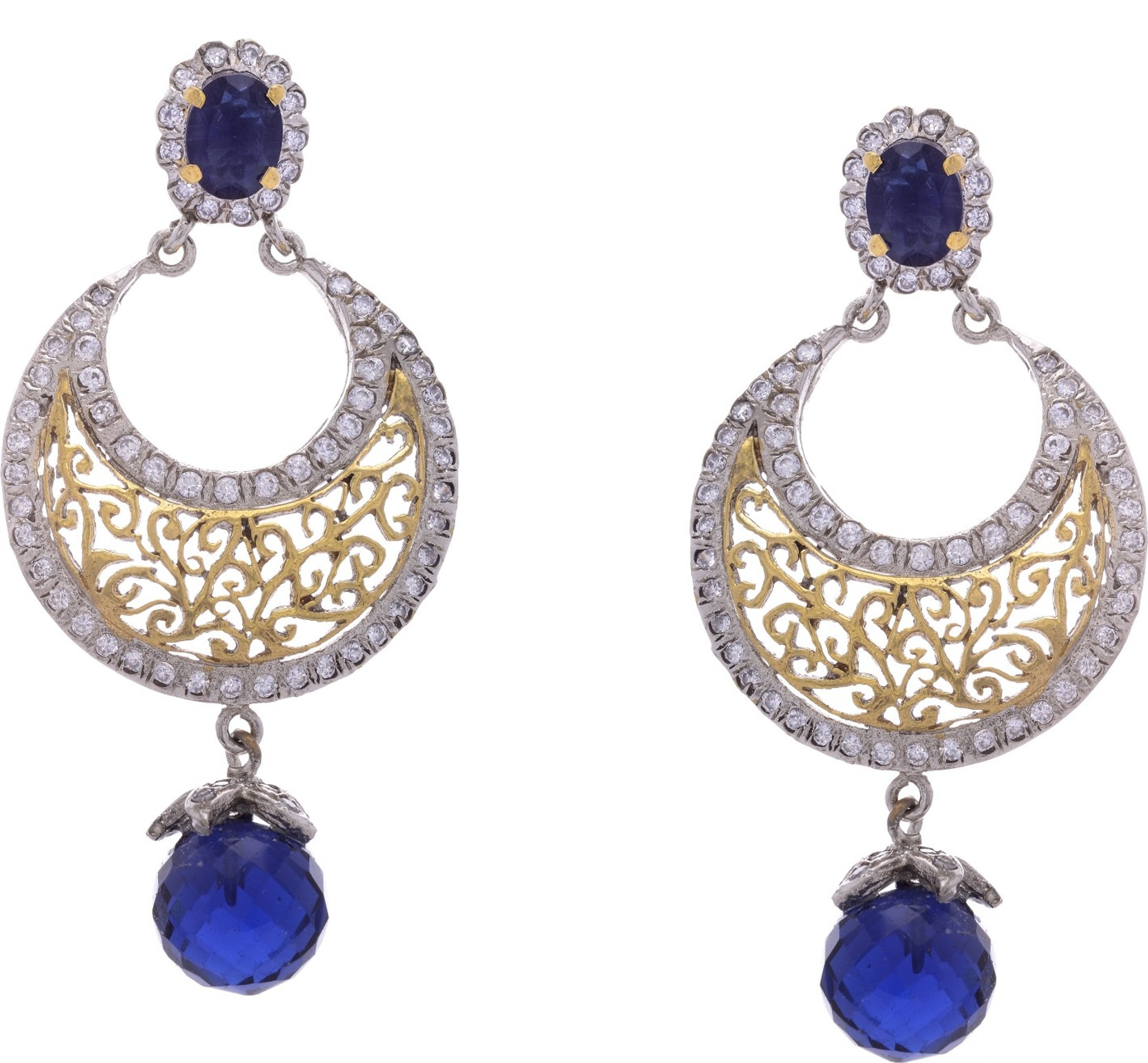 Flipkart earrings silver clearance