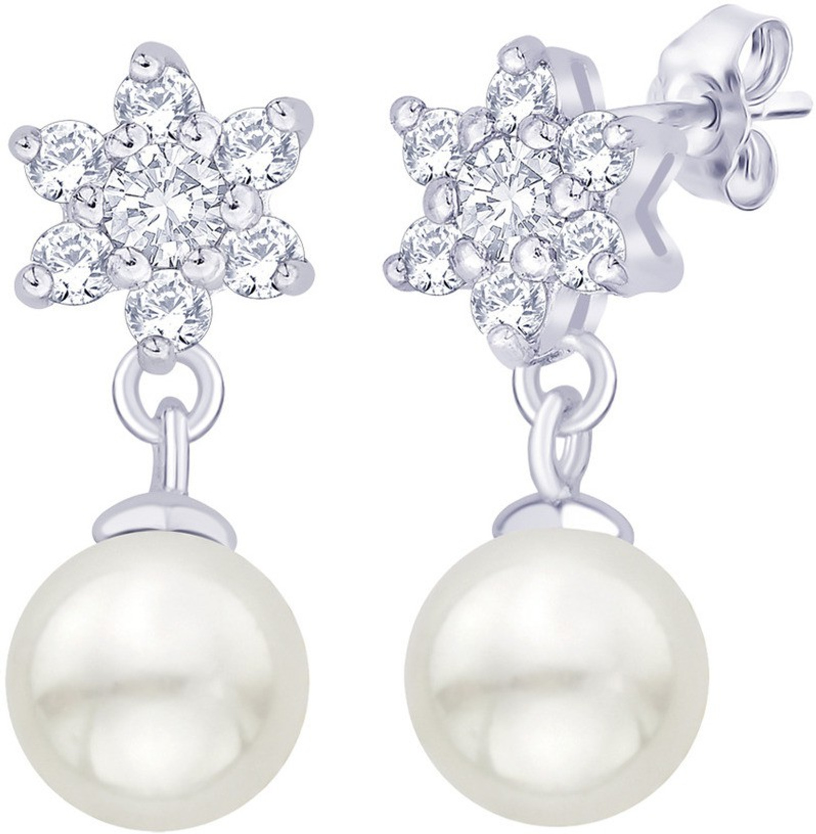 Silver earrings in flipkart Clearance