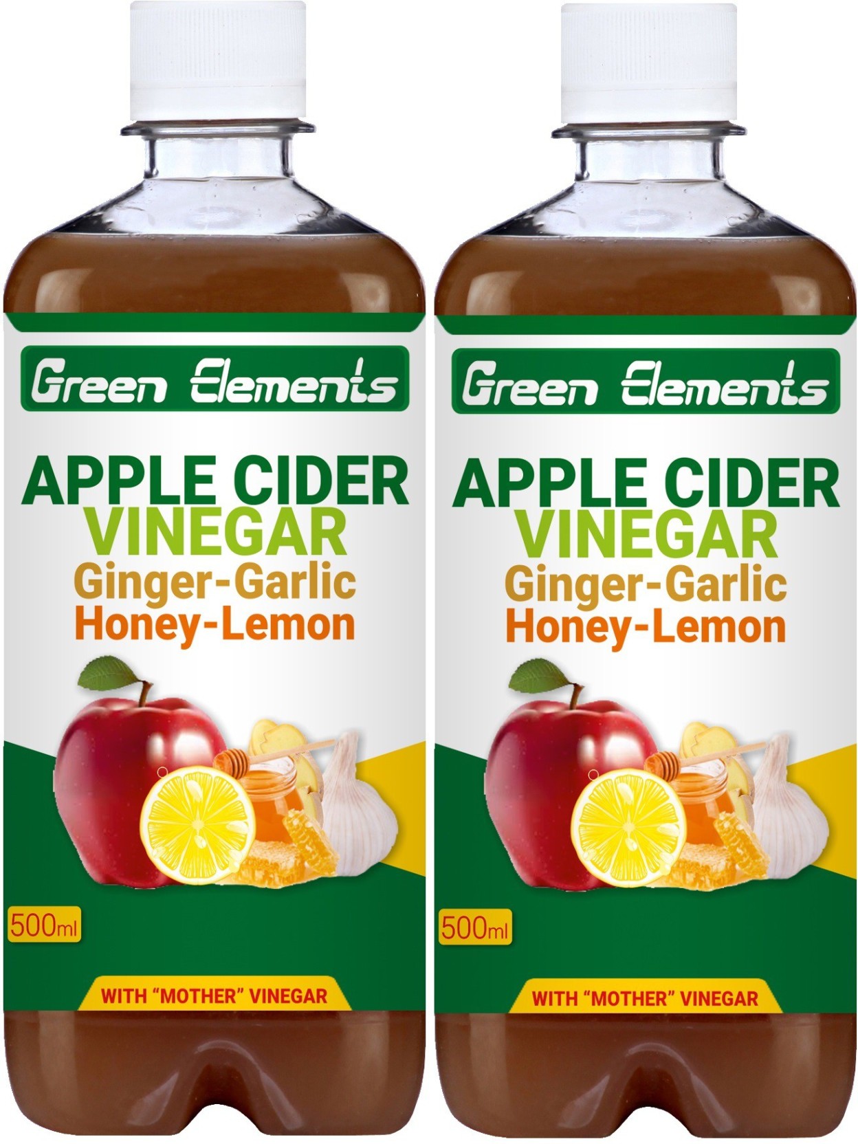 Green Elements Apple Cider Vinegar with Natural Honey and ...