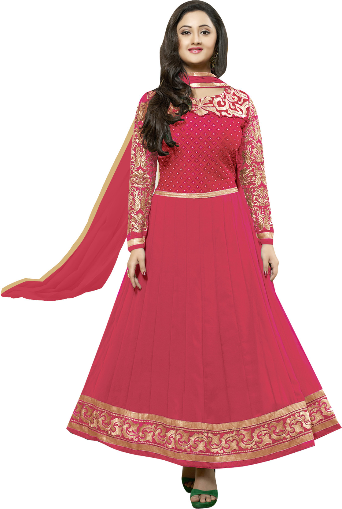 salwar suit material flipkart
