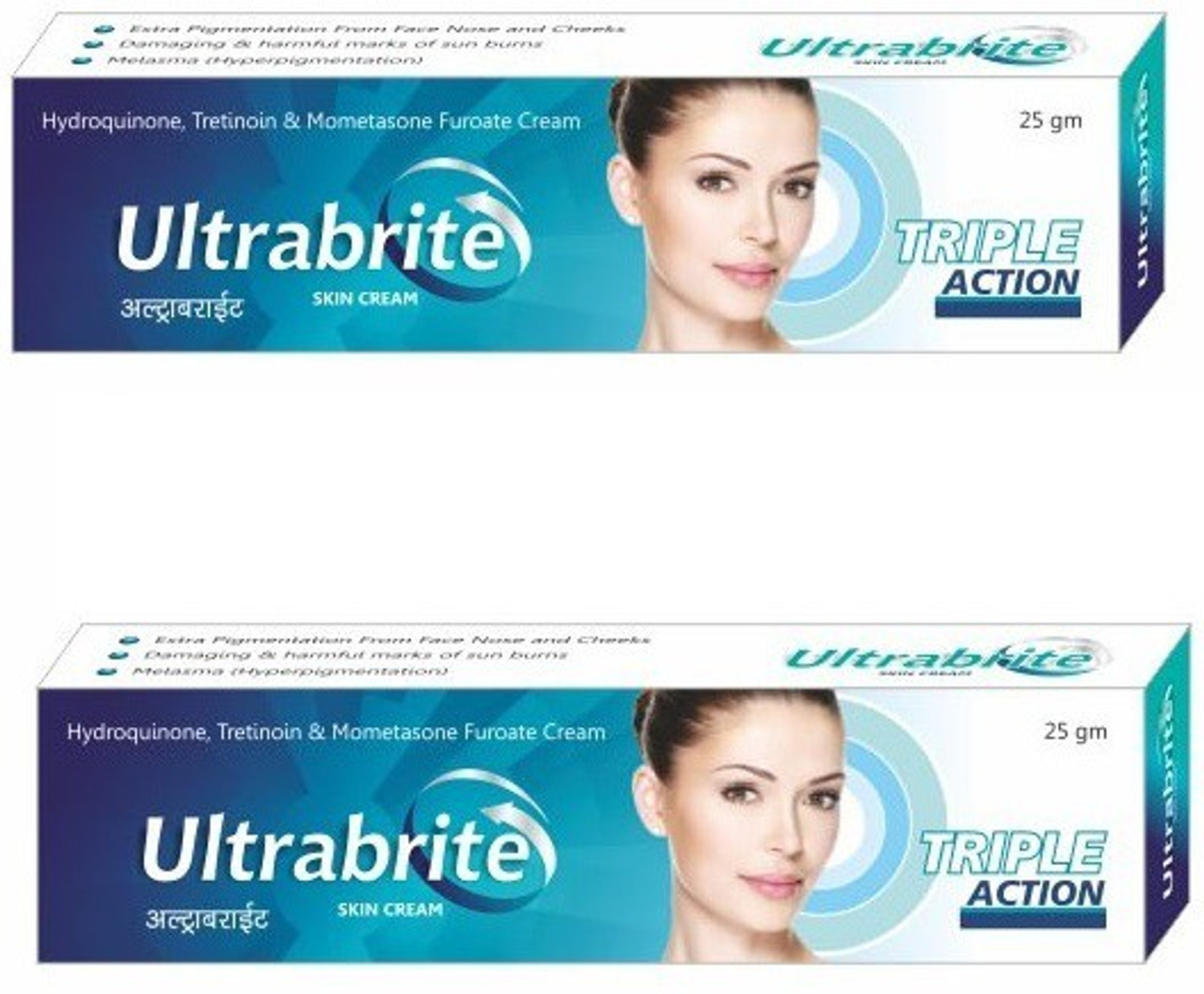 Ultrabrite Triple Action Skin Cream (Pack of 2) - Price in 