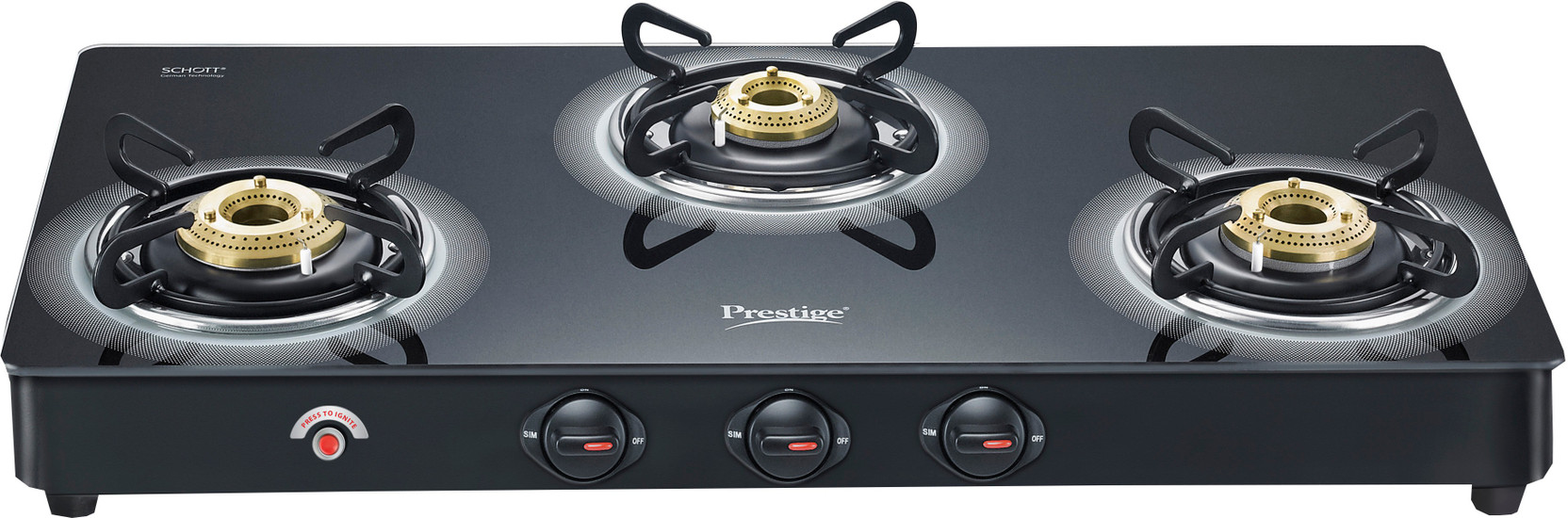 prestige automatic gas stove