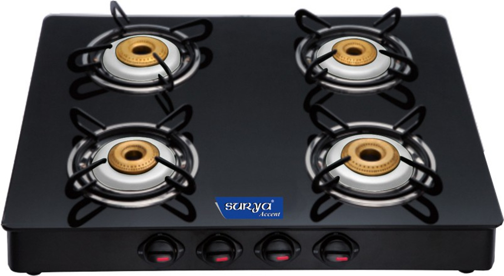 Surya Accent Glass Manual Gas Stove Price in India Buy Surya Accent