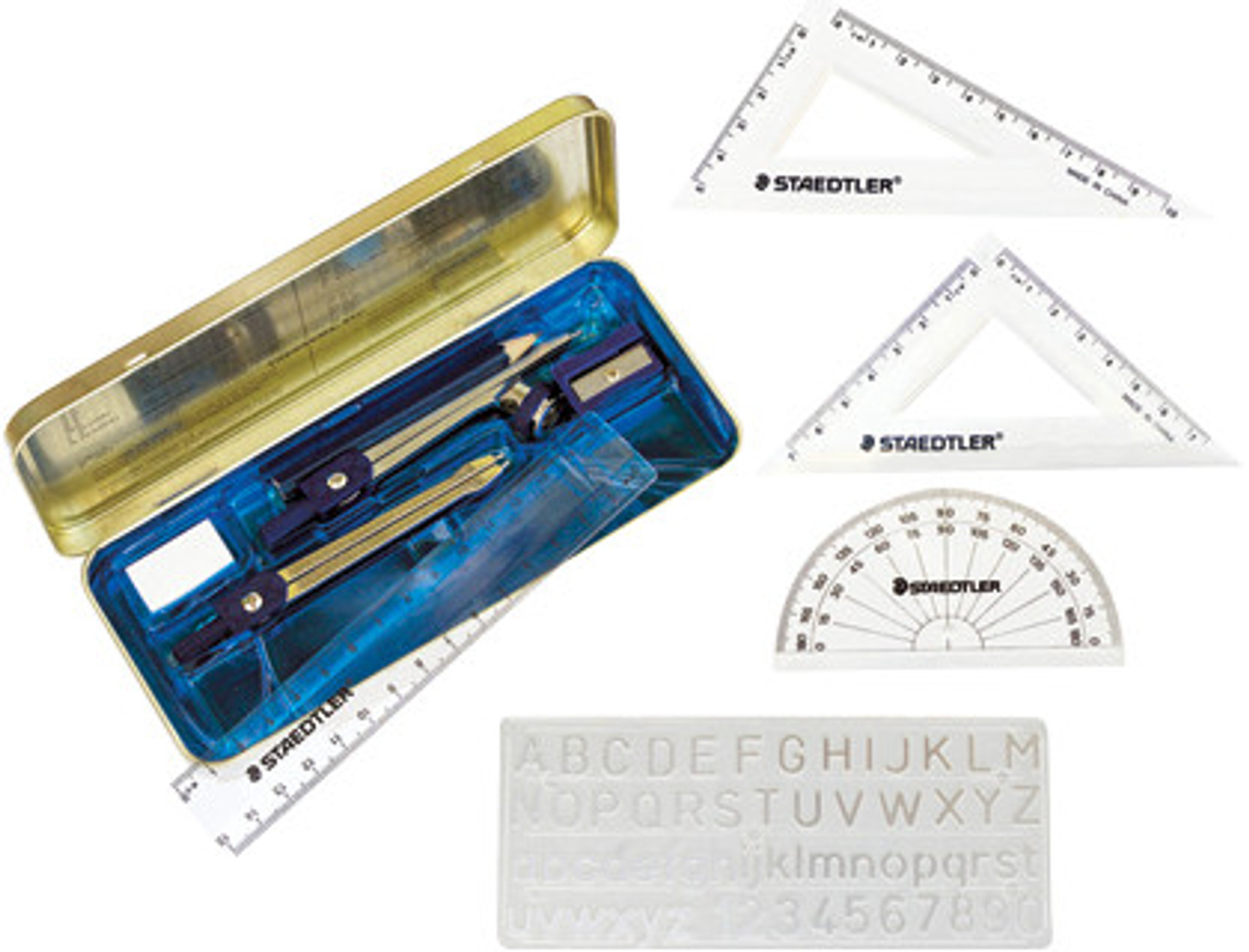 Staedtler Metal Geometry Boxes Geometry Box