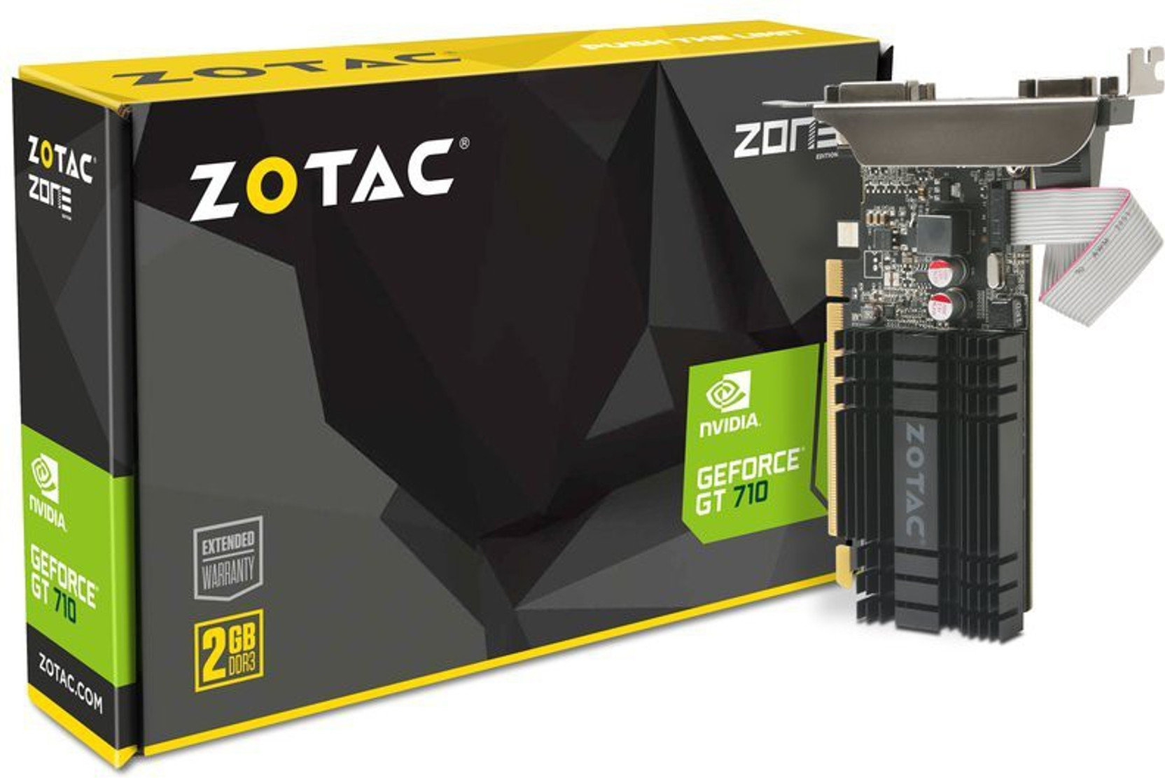 Zotac NVIDIA geforce gt 710 2 GB DDR3 Graphics Card Zotac
